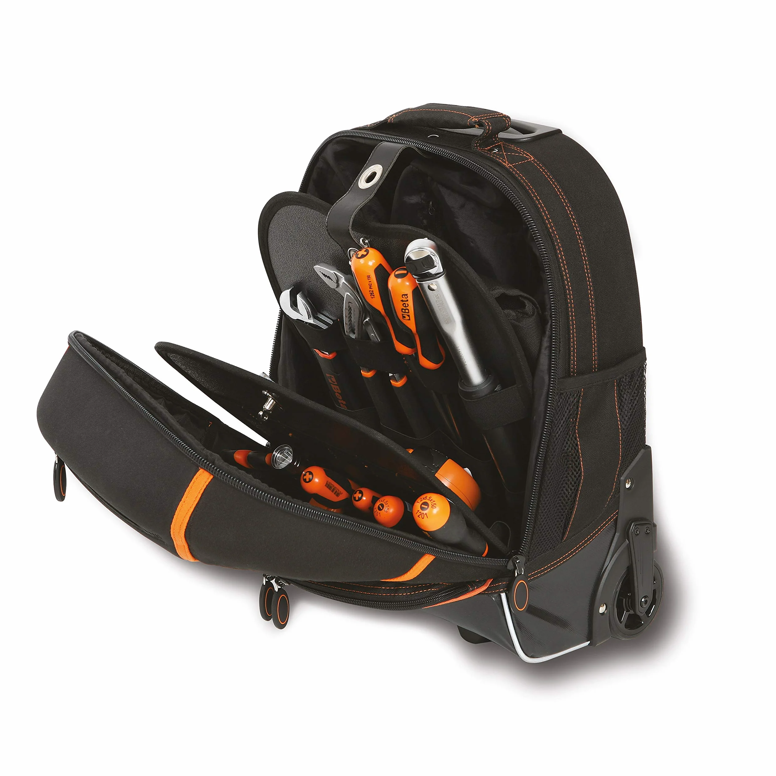 Beta C6T - Mochila Porta-Herramientas en Tejido técnico, con Ruedas, vacía