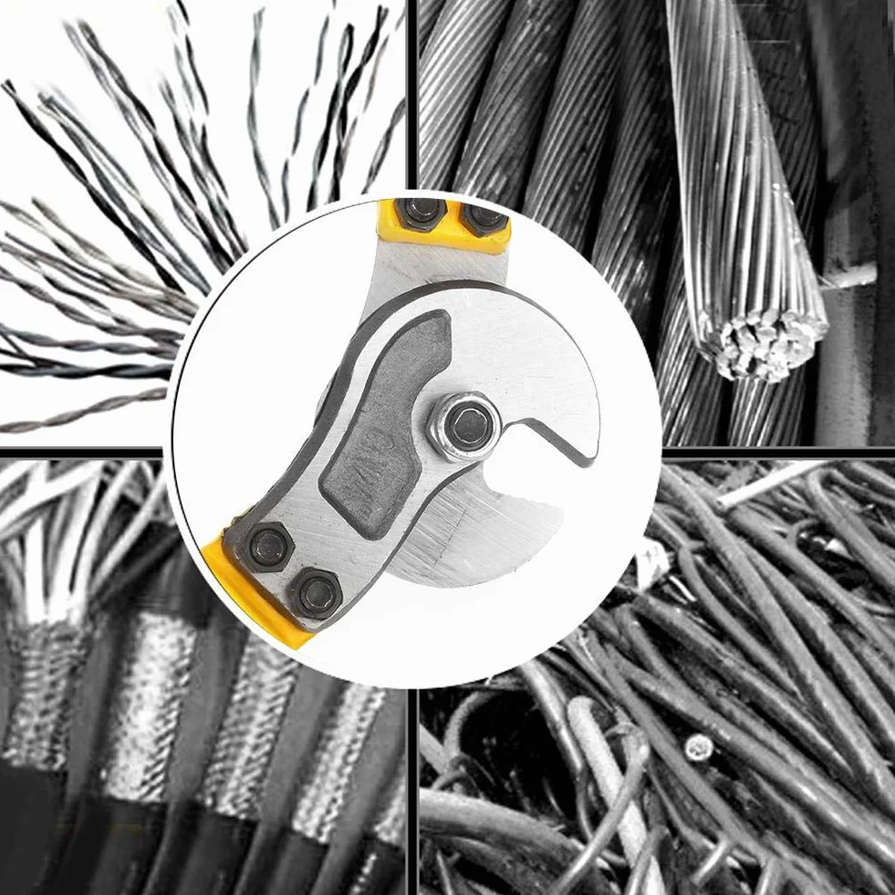 Cizalla de cable, alicates de corte afilados de acero al carbono, duradero práctico para cable de alambre(Wire rope cutter)
