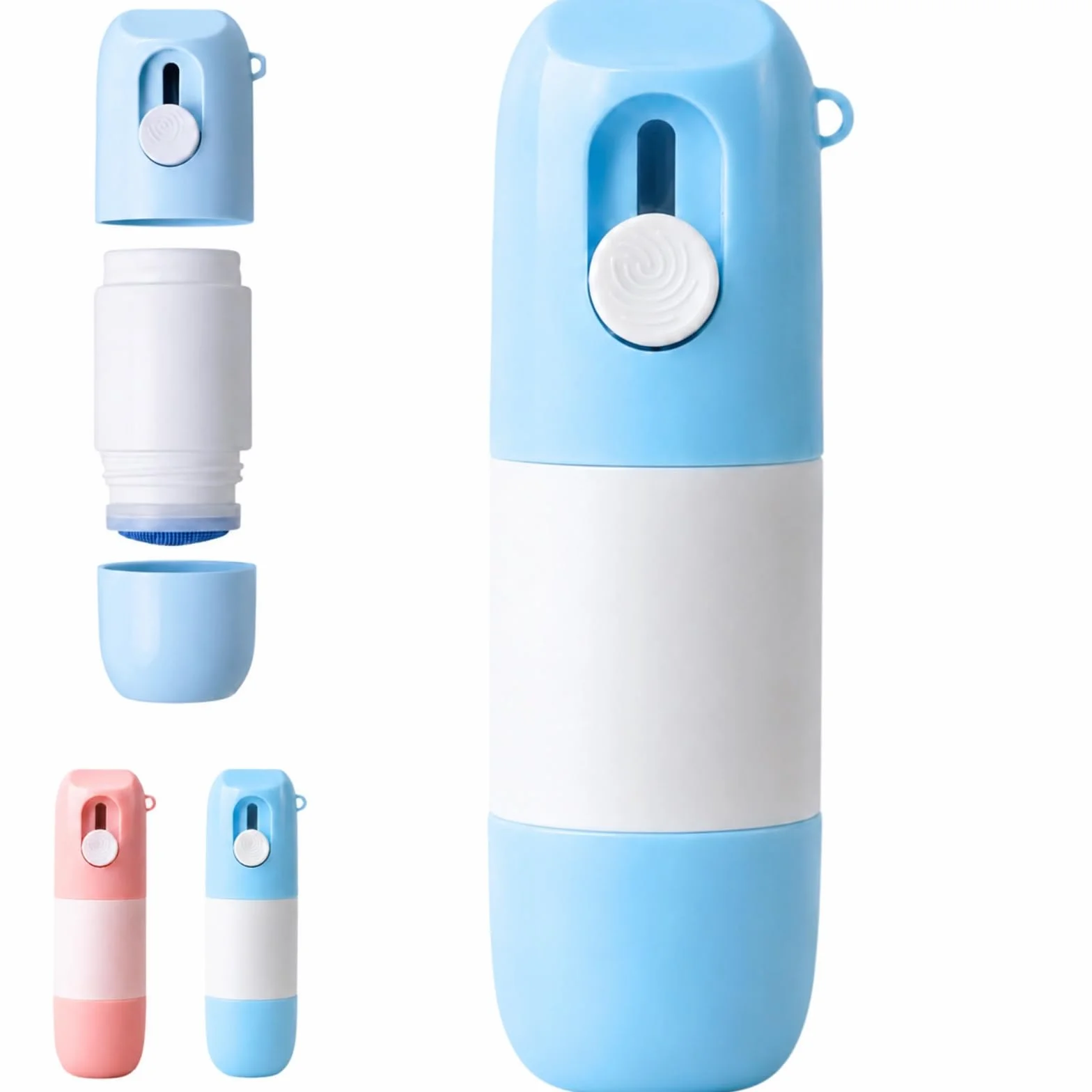 2-In-1 Box Cutter & Thermal Paper Eraser Pen, Water-Based Privacy Wipe, Blue
