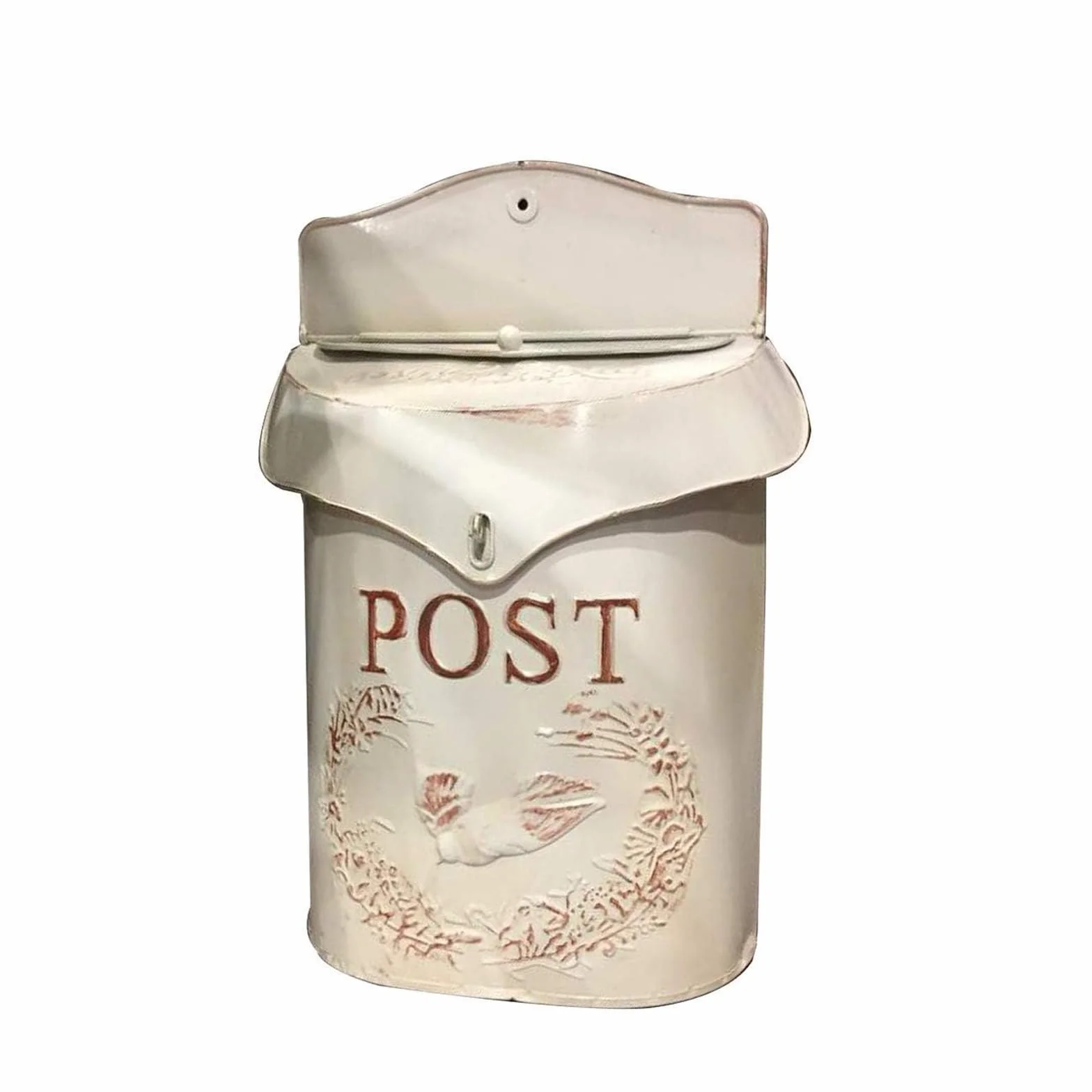 Genérico Buzón De Metal para Granja, Elegante Buzón De Correos Vintage, Montado En Pared, Decoración Rústica para Exteriores para Oficina De Negocios