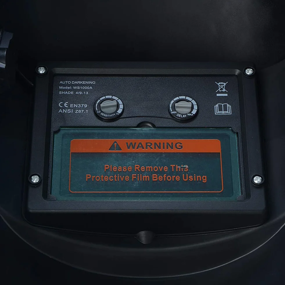 Soldadores MáScara Máscara de soldadura Mascarilla solar de soldadura Automática Automática Solar Auto Darking Ajustable Mascarilla eléctrica Máscara de soldadura Accesorio de soldadura Careta Soldar
