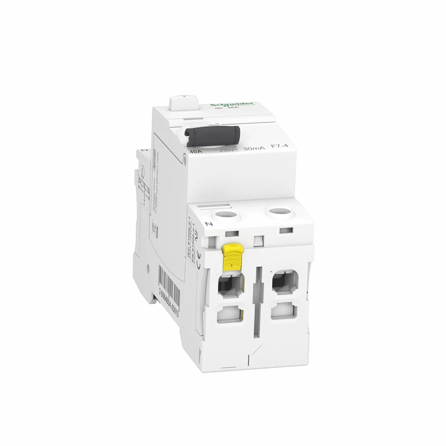 Schneider Electric Interruptor de Circuito FI, Acti9 iID, 2 Pines, 40 A, 30 mA, Tipo A, número de artículo A9Z21240
