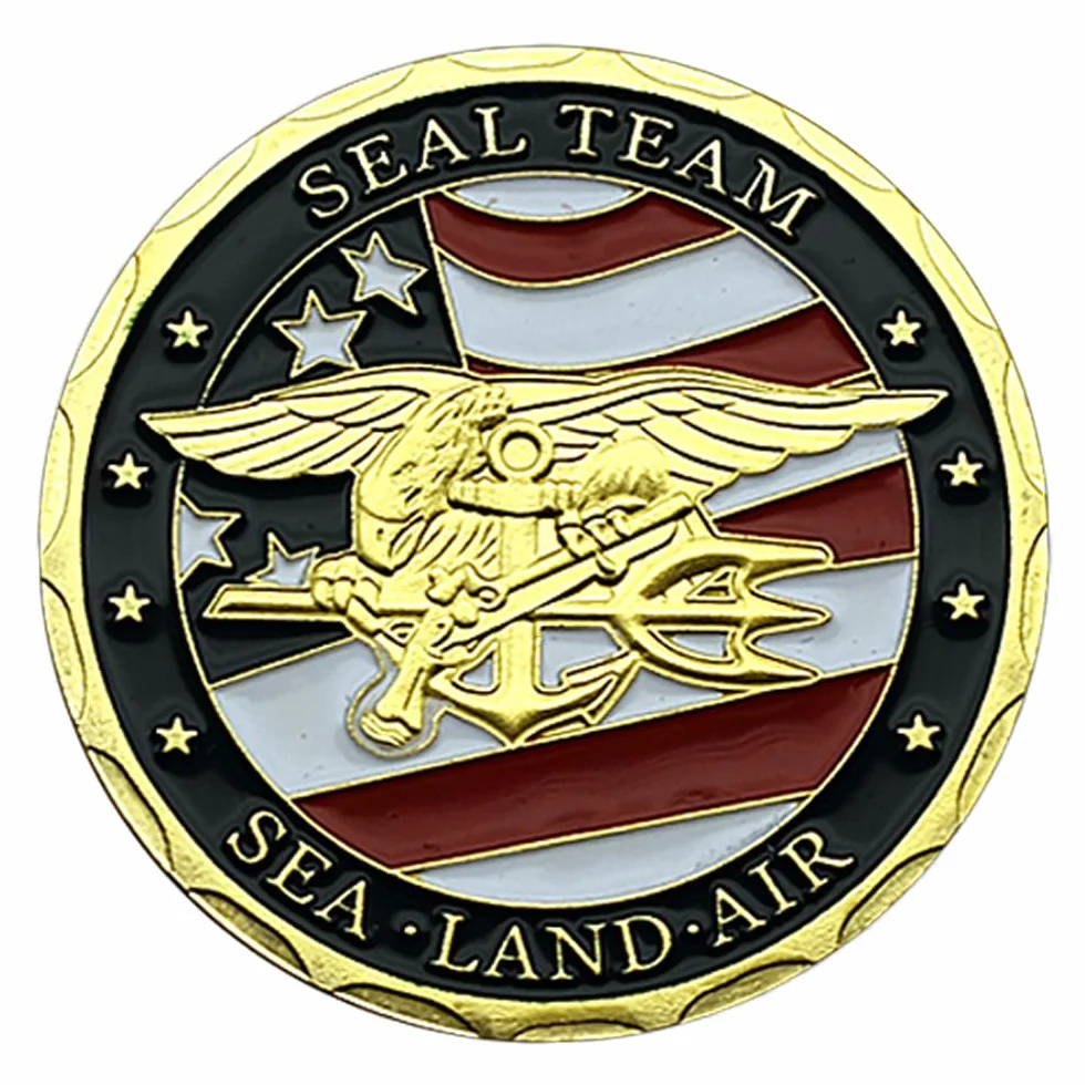 Insignia de sello de las fuerzas de operaciones especiales de Estados Unidos, moneda conmemorativa militar, regalo coleccionable