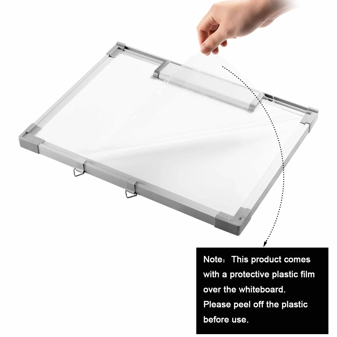 Pizarra Magnética Doble Cara 40 x 30cm A3 Colgante para Hogar Escuela Oficina