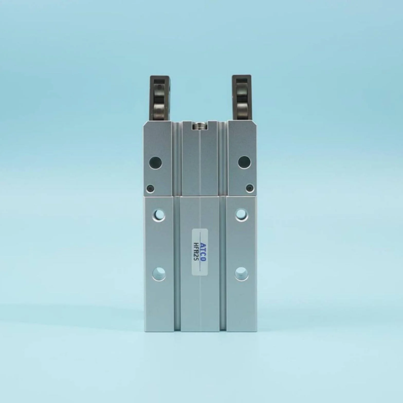 Pinza Neumática MHY2 Pinza Cilindro Garra Apertura Amplia de Doble Acción con Aleación de Aluminio y Preparación para Adecuada para Ensamblaje, HFR25