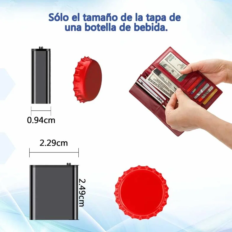 Mini grabadora magnética activada por Voz, Dispositivos de micrograbación, grabadora de Sonido pequeña Digital STTWUNAKE