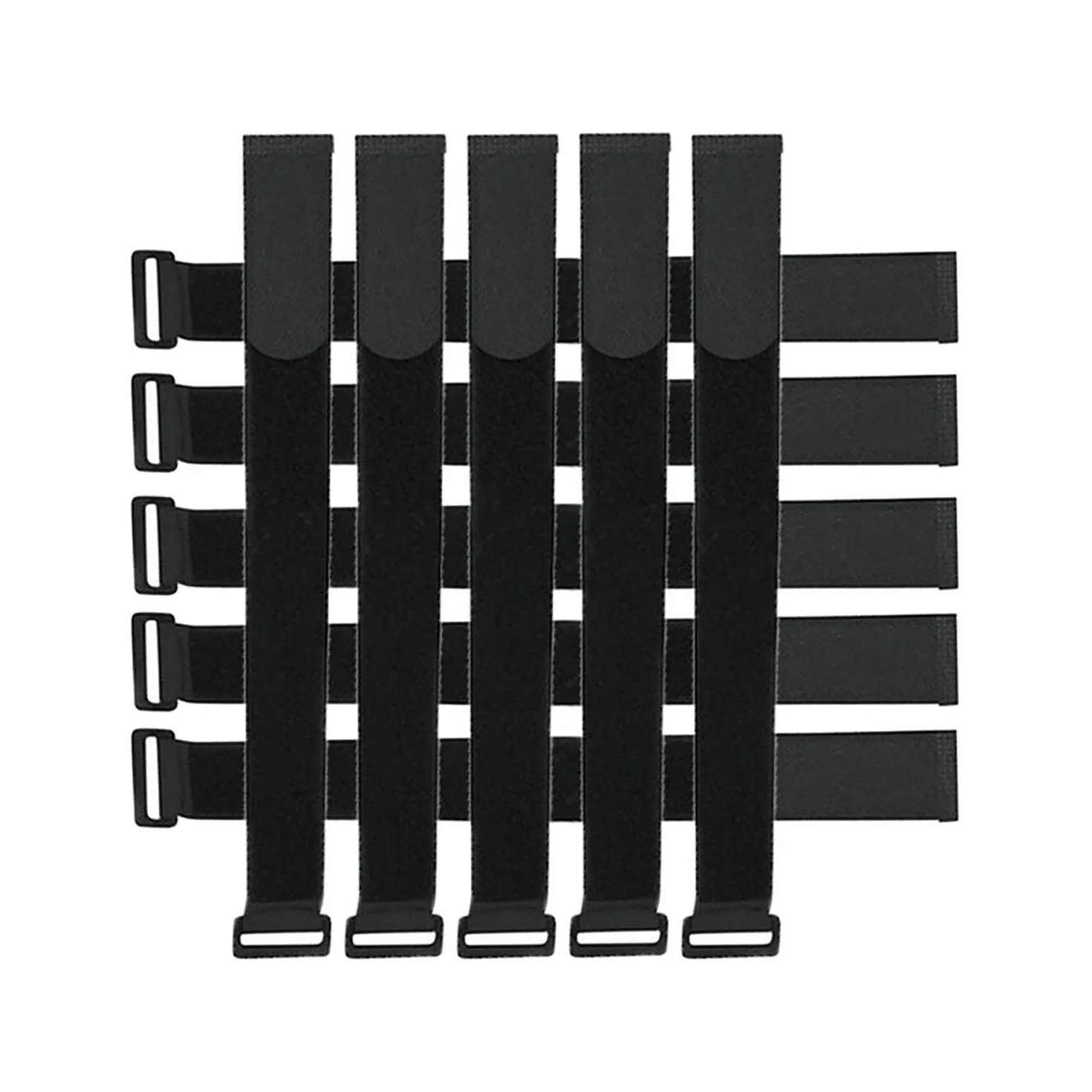Bridas Ajustables para Cables - ✮GARANTÍA DE POR VIDA✮ - Paquete de 10 Correas de Nylon Resistentes con Hebilla de Plástico - Organizadores para Sujetar Cables de Ordenador, Herramientas