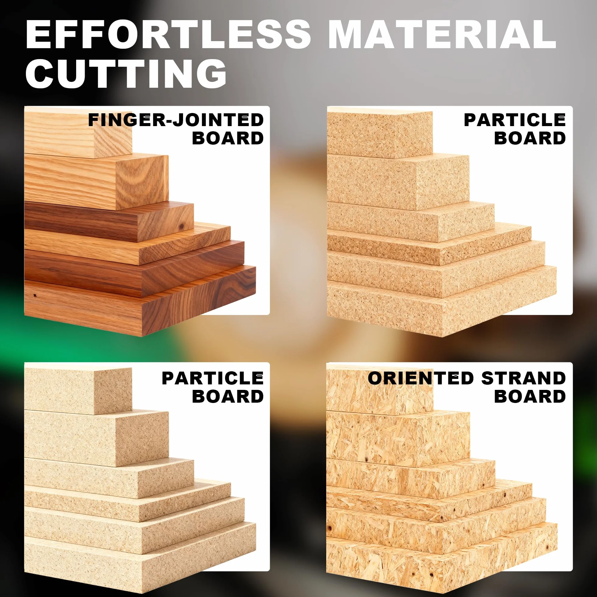hojas de sierra sable para madera y clavos – 6 TPI – para madera de construcción, madera dura y palets – set 9 piezas, vástago universal 1/2"