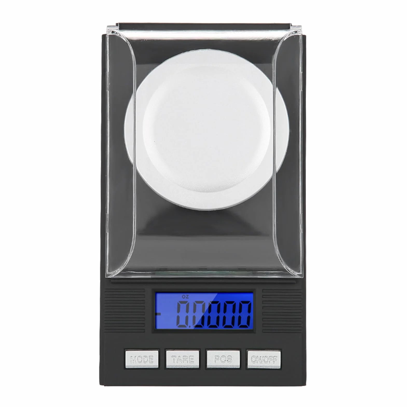Báscula Digital de Miligramos para Joyería, 10G, 20G, 50G, 100G, 0,001G, Precisión, Conversión de 6 Unidades, Luz Trasera Azul, Báscula de Pantalla Digital con (100 gramos)
