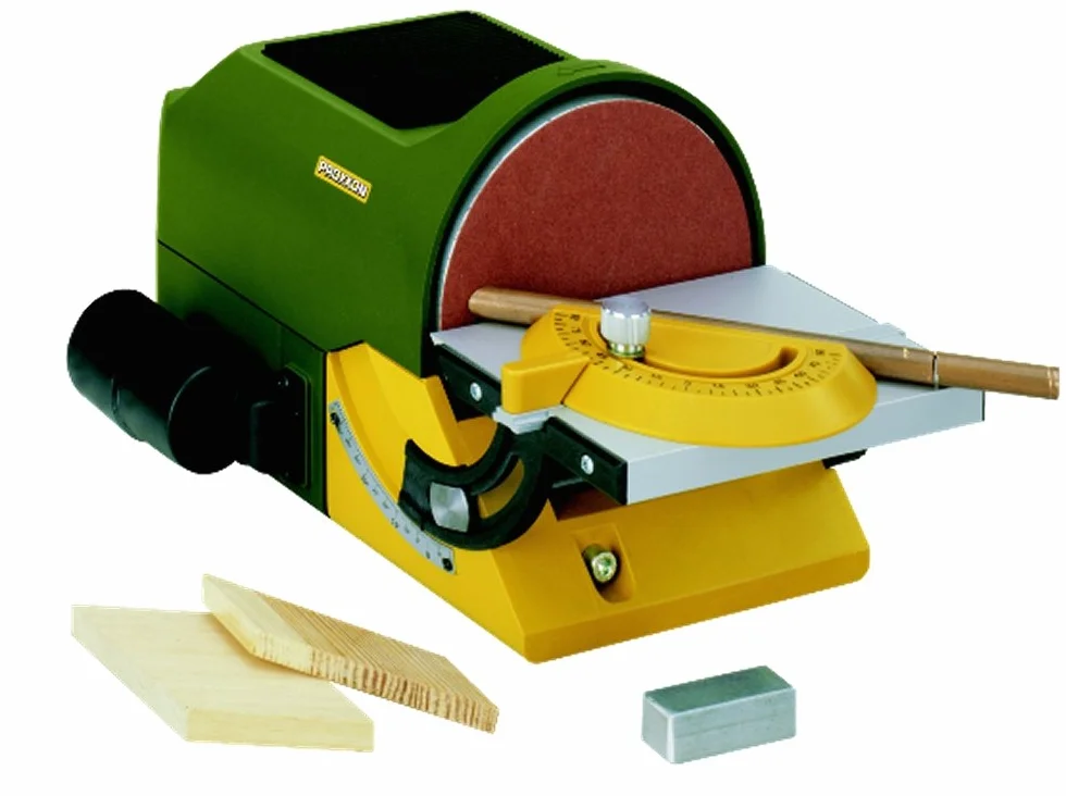PROXXON 2227060 2227060-Lijadora Disco TG 125/e, 140 W, 230 V, Verde