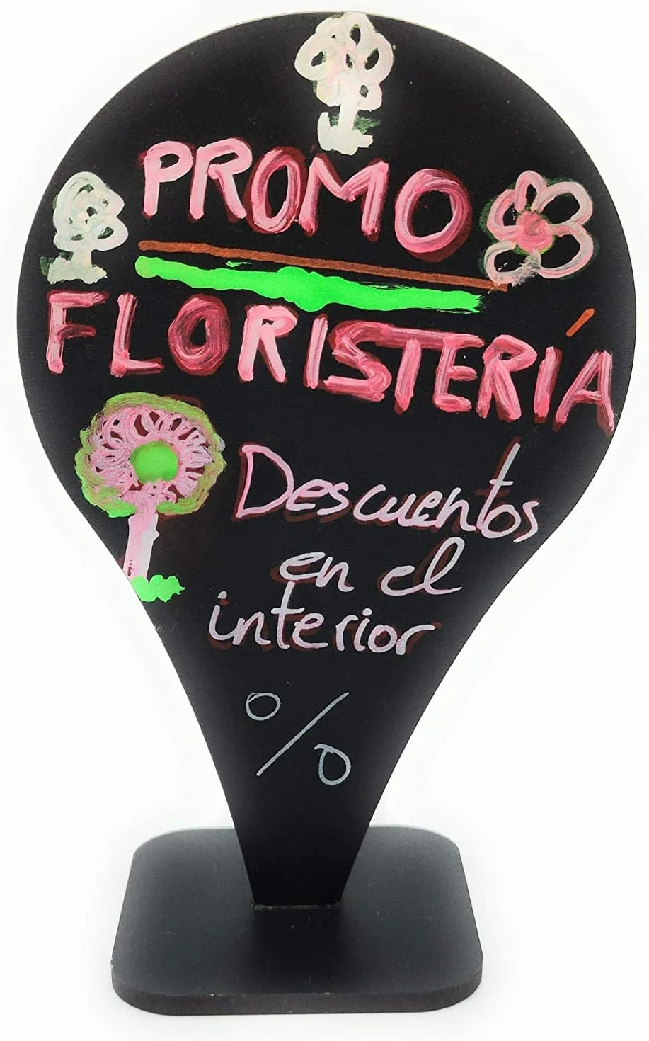 50 Carteles de Oferta Grandes y 3 Pizarras de Mesa