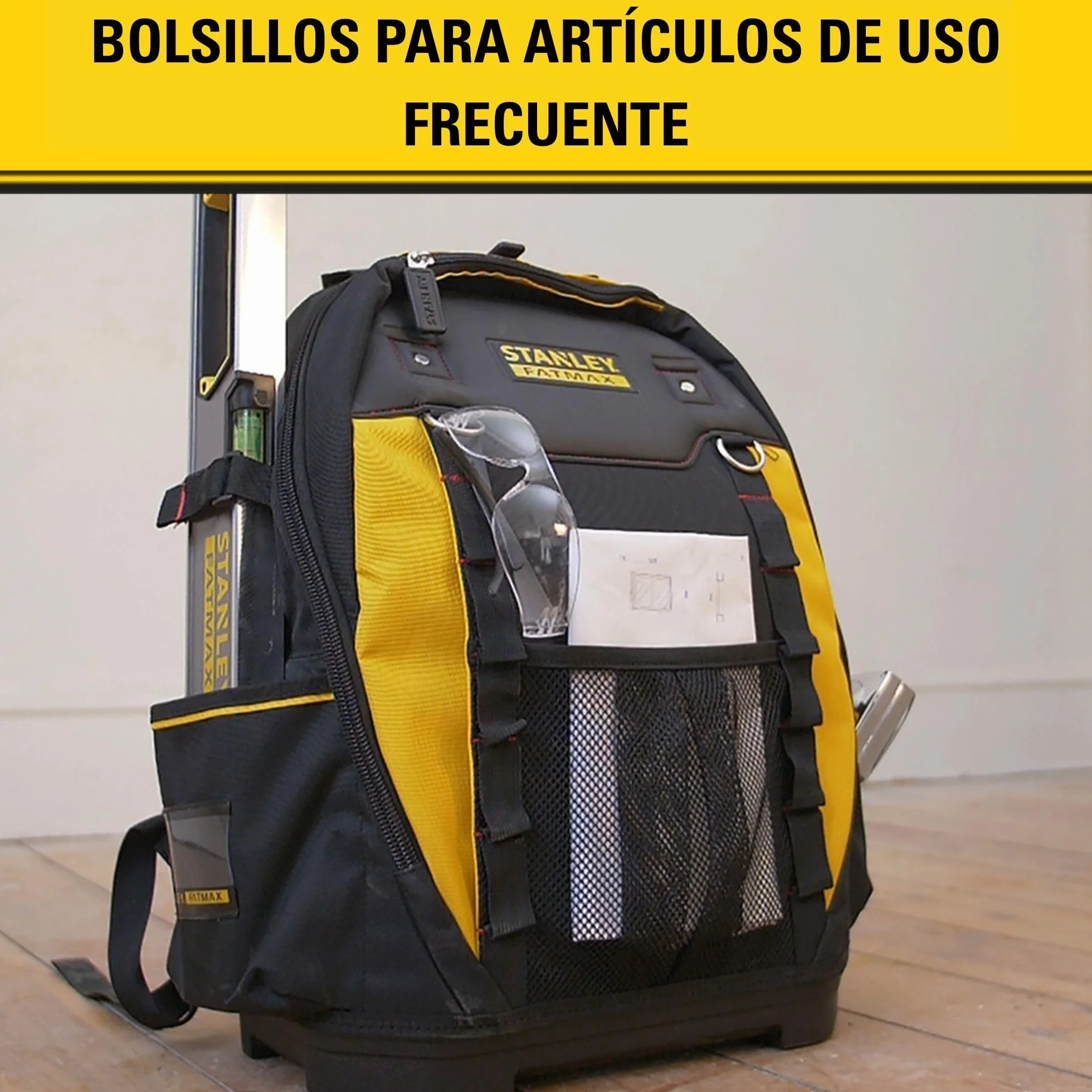 STANLEY FATMAX Mochila Porta Herramientas de Alta Resistencia, 1-95-611