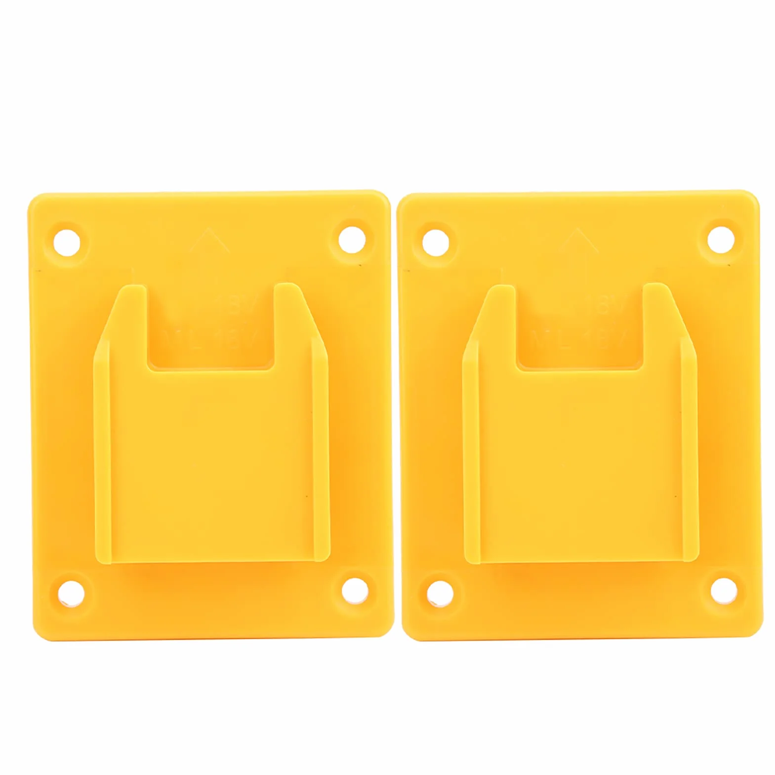 Fafeicy Base de Soporte de 2 Piezas, Base de Soporte de máquina de Herramientas eléctricas, Adecuado para M18 18V/DEWALT 20V(Amarillo)