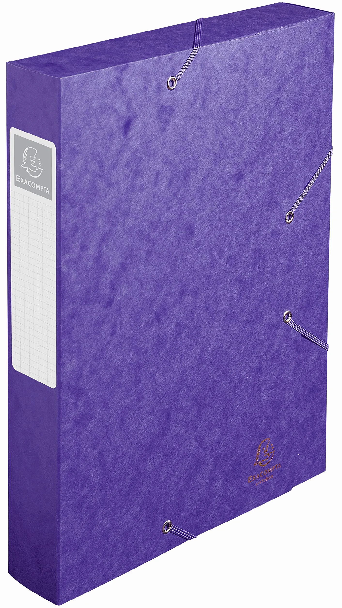 Exacompta Pack 10 Carpetas de Proyecto con Goma, Surtido Colores Aleatorios