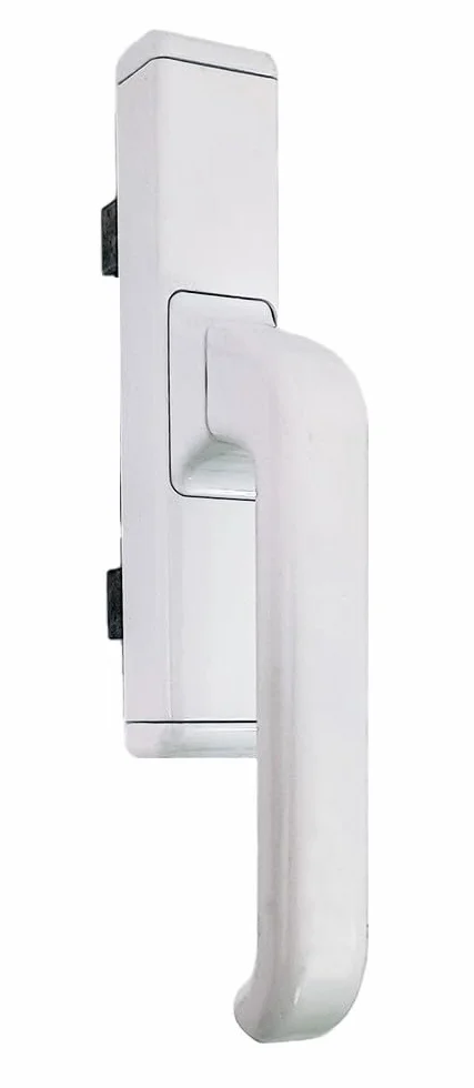 effedielle CREMONESE GIESSE 1004 MANIJATILLA PARA VENTANAS DE ALUMINIO EXTERNAS "PERSIANA" Color blanco RAL 9010 - Ambidiestro Bidireccional Apertura Externa