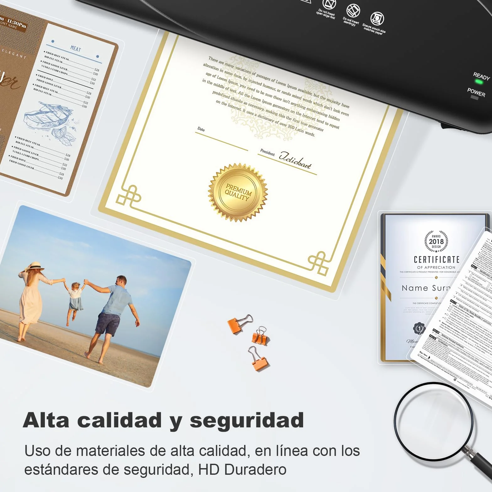 Bonsaii Laminating Pouches A4 2x80 Micras Pack 100 Brillante Transparente