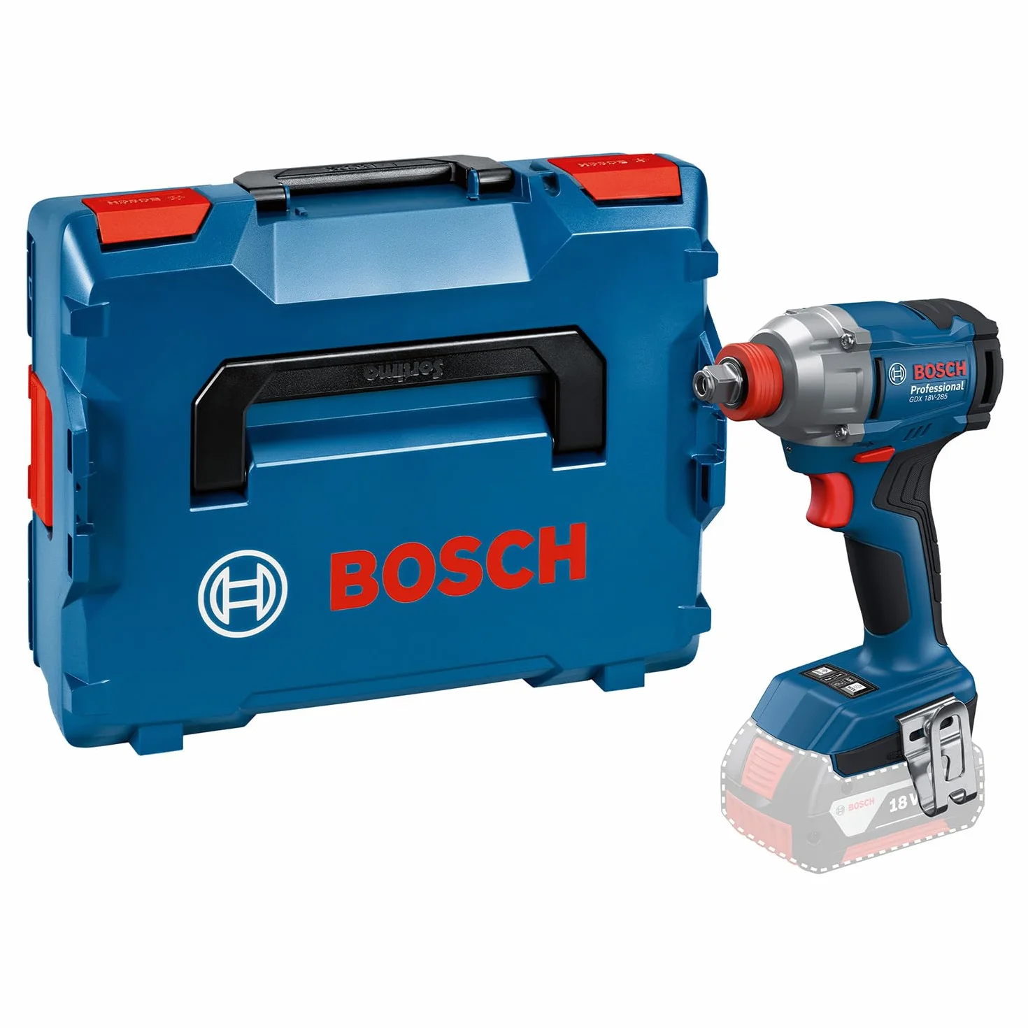Bosch Professional 18V System atornillador de impacto a batería GDX 18V-285 (incl. L-BOXX, sin batería/cargador)