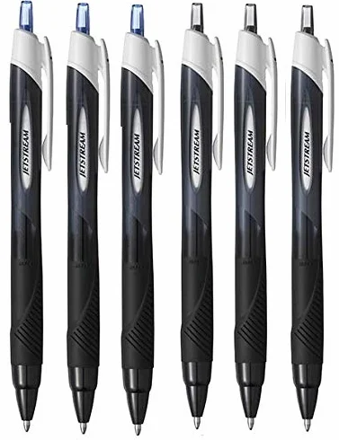 Rollerball Jetstream 1.00 mm Tinta 6 Unidades Azul Negro