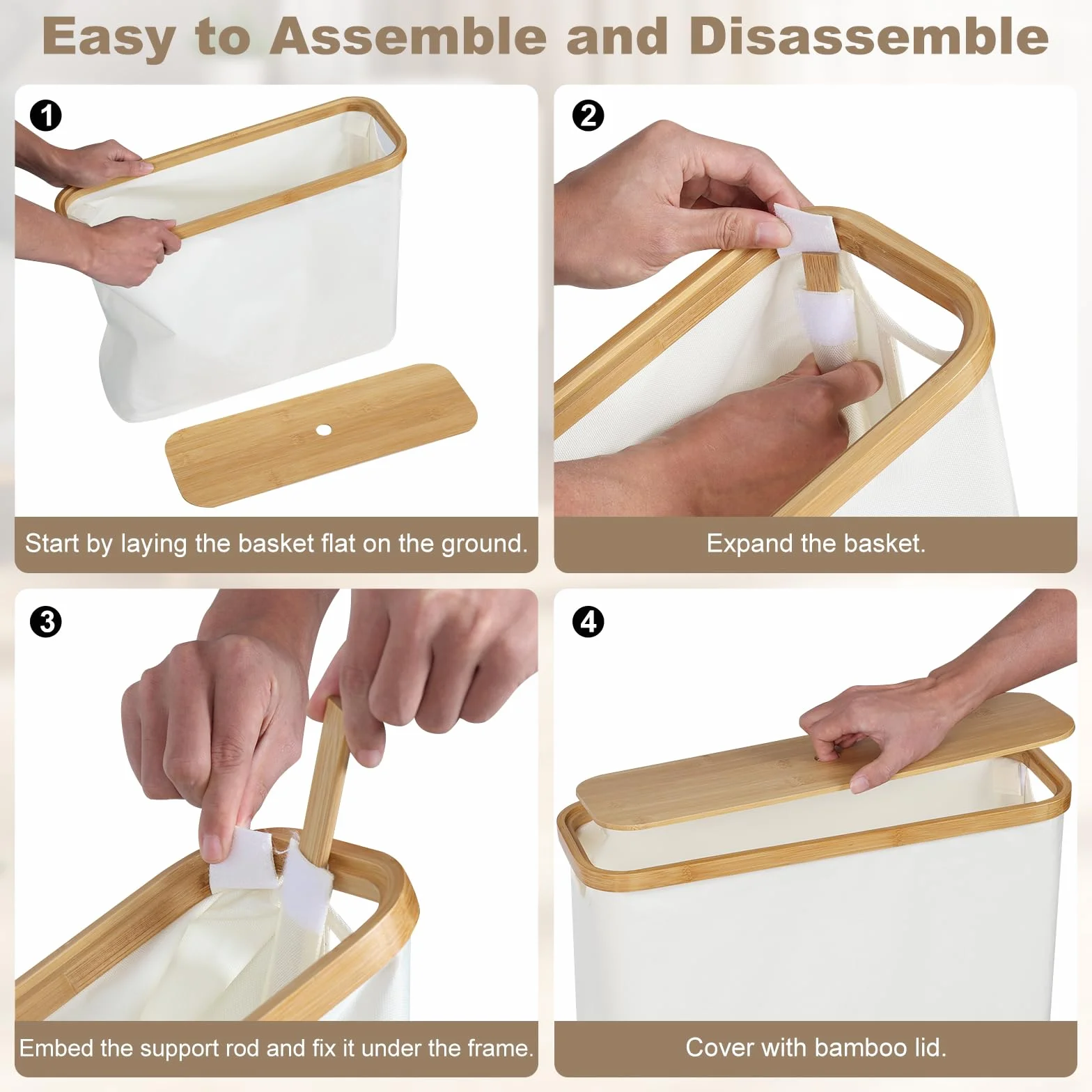 Portarrollos Papel Higienico con Tapa, Soporte para 12 Rollos, Beige