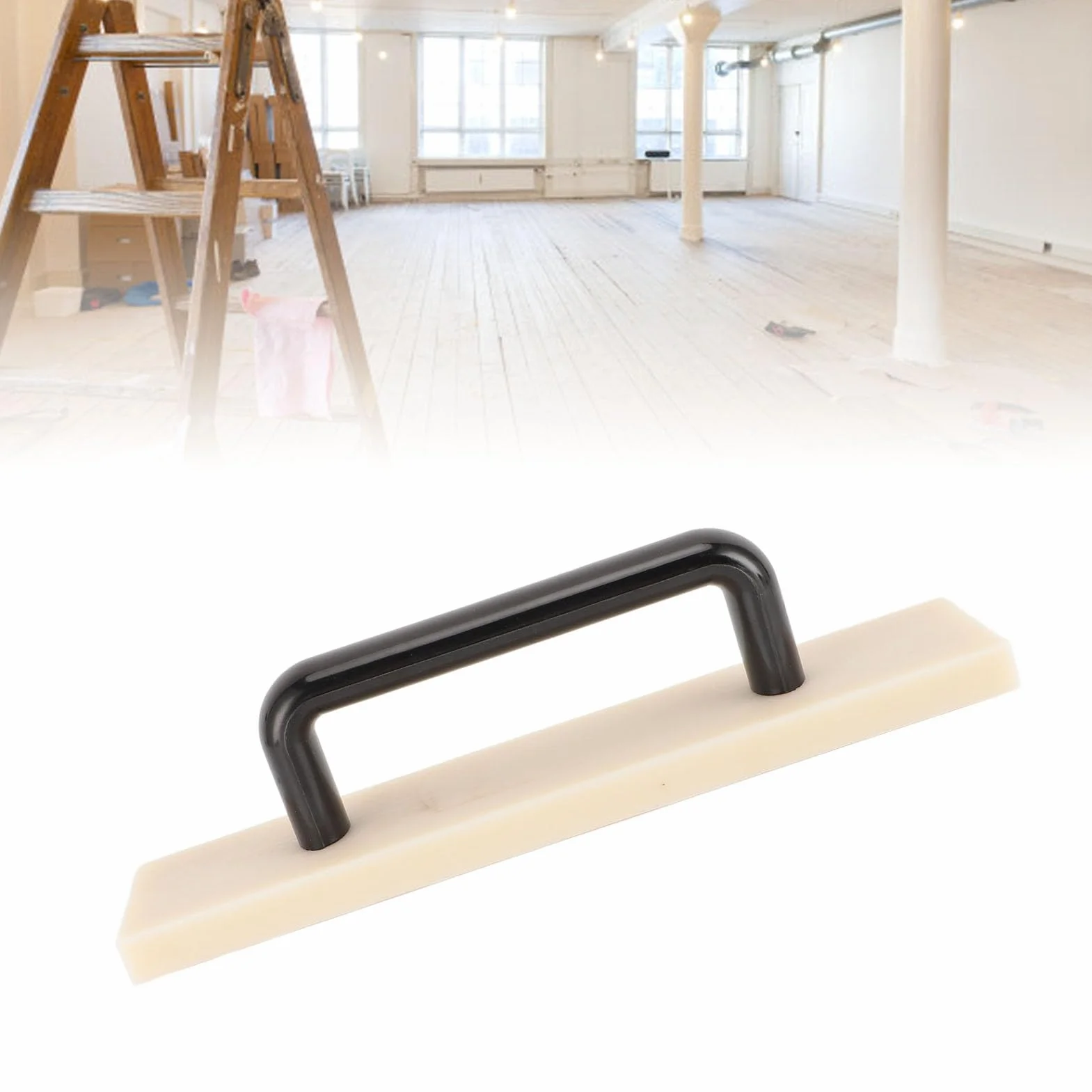 Taco de roscar, Taco de roscar de Nylon con Mango para Madera Dura, Laminado, LVP, LVT, Herramienta Profesional de instalación de Pisos para proyectos de mejoras en el (26,5 cm)