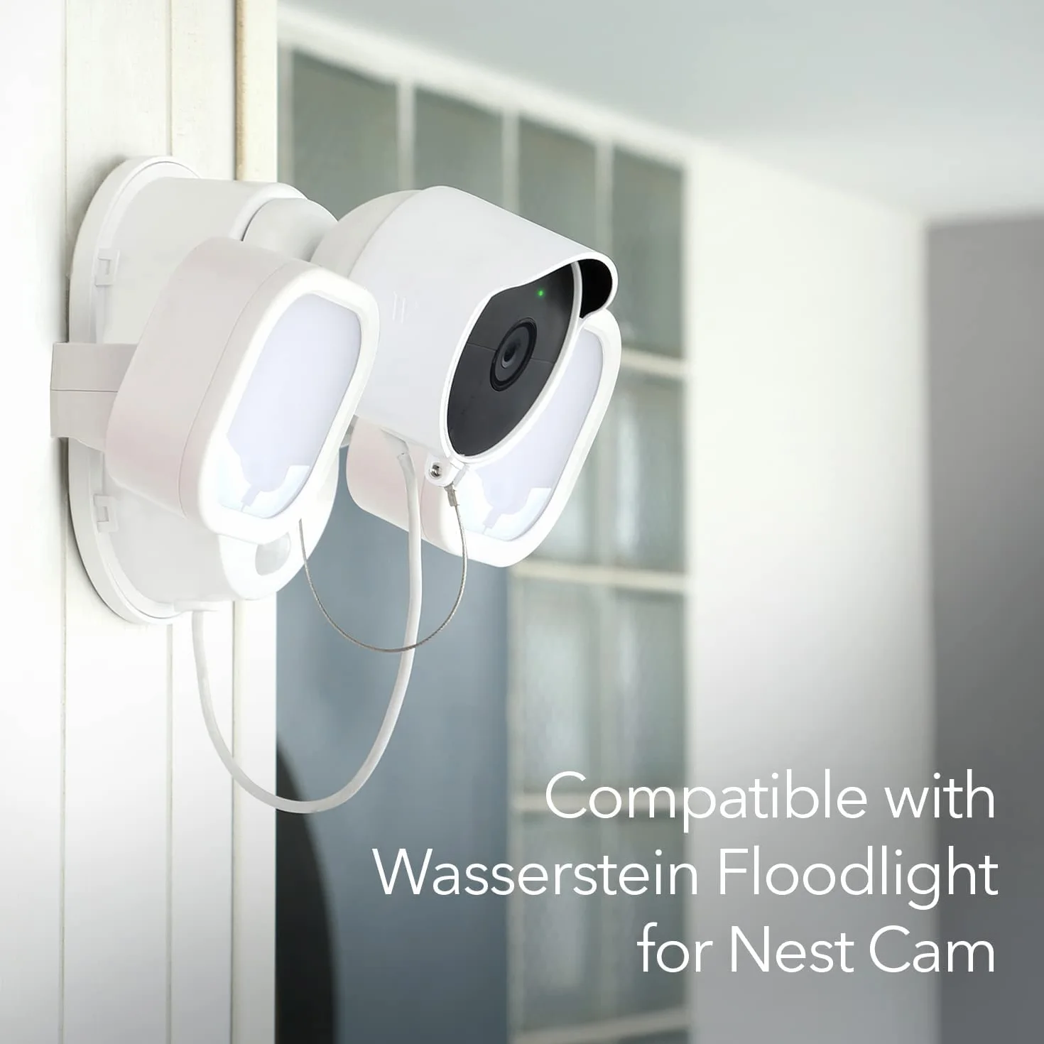 Wasserstein Soporte antirrobo para Google Nest CAM Exterior o Interior, batería – Hecho para Google Nest (Paquete de 2) (cámara no incluida)