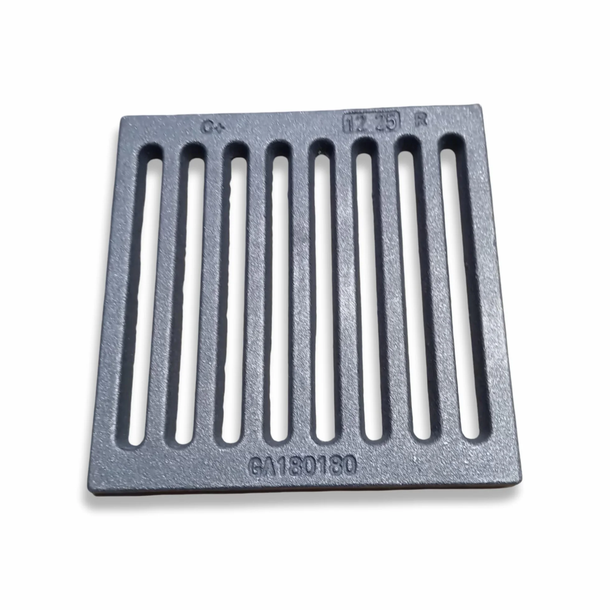 18 x 18 x 1 cm – Rejilla de hierro fundido para recoger cenizas | apta para chimeneas y estufas | Resistente | Diseño moderno | 100% hierro fundido calidad LUNAWAY