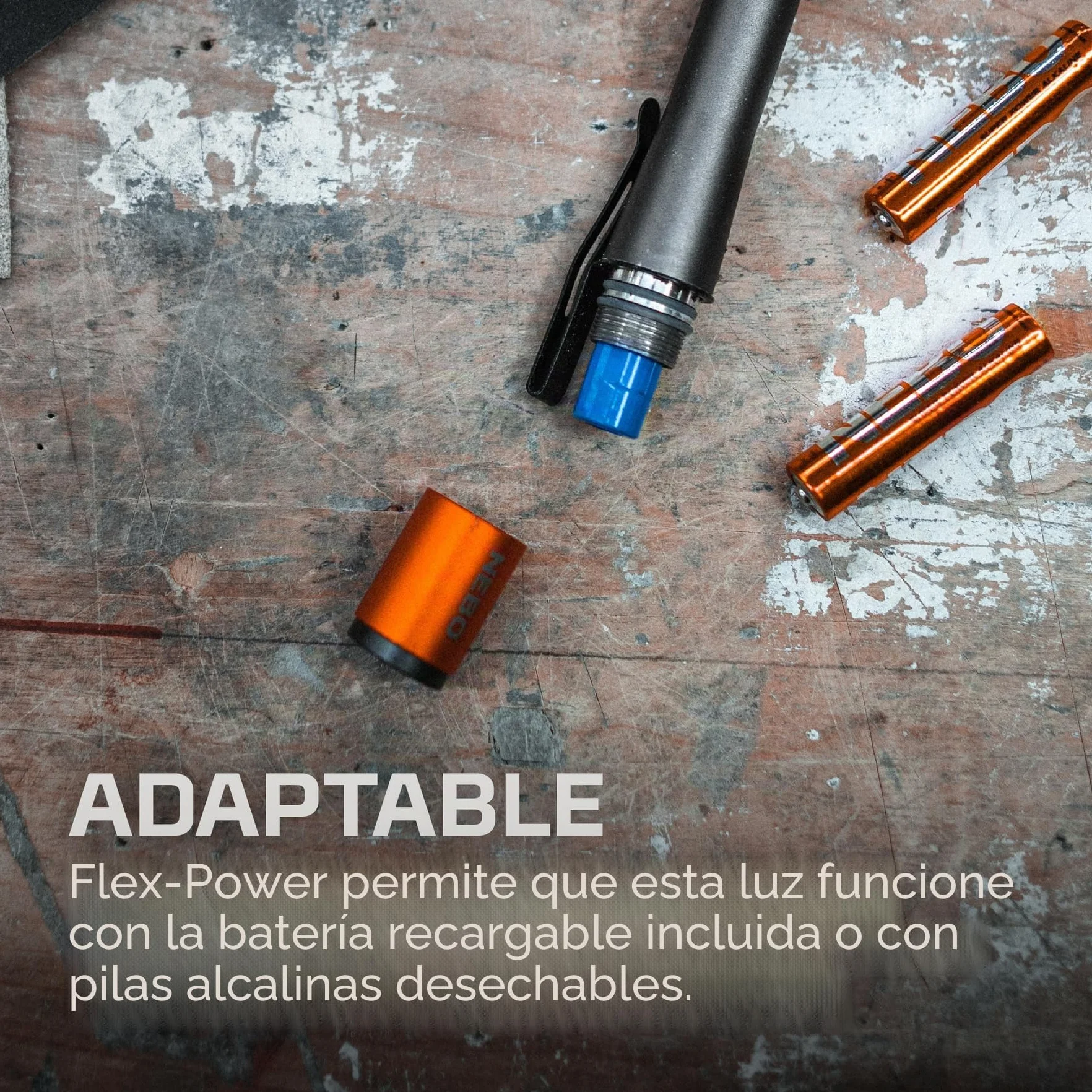 NEBO Inspector 500+ Bolígrafo con Luz - Recargable de 500 Lúmenes en Tamaño de Bolsillo con Clip de Acero - Cable de Carga USB, Impermeable IPX7 y Base Magnética