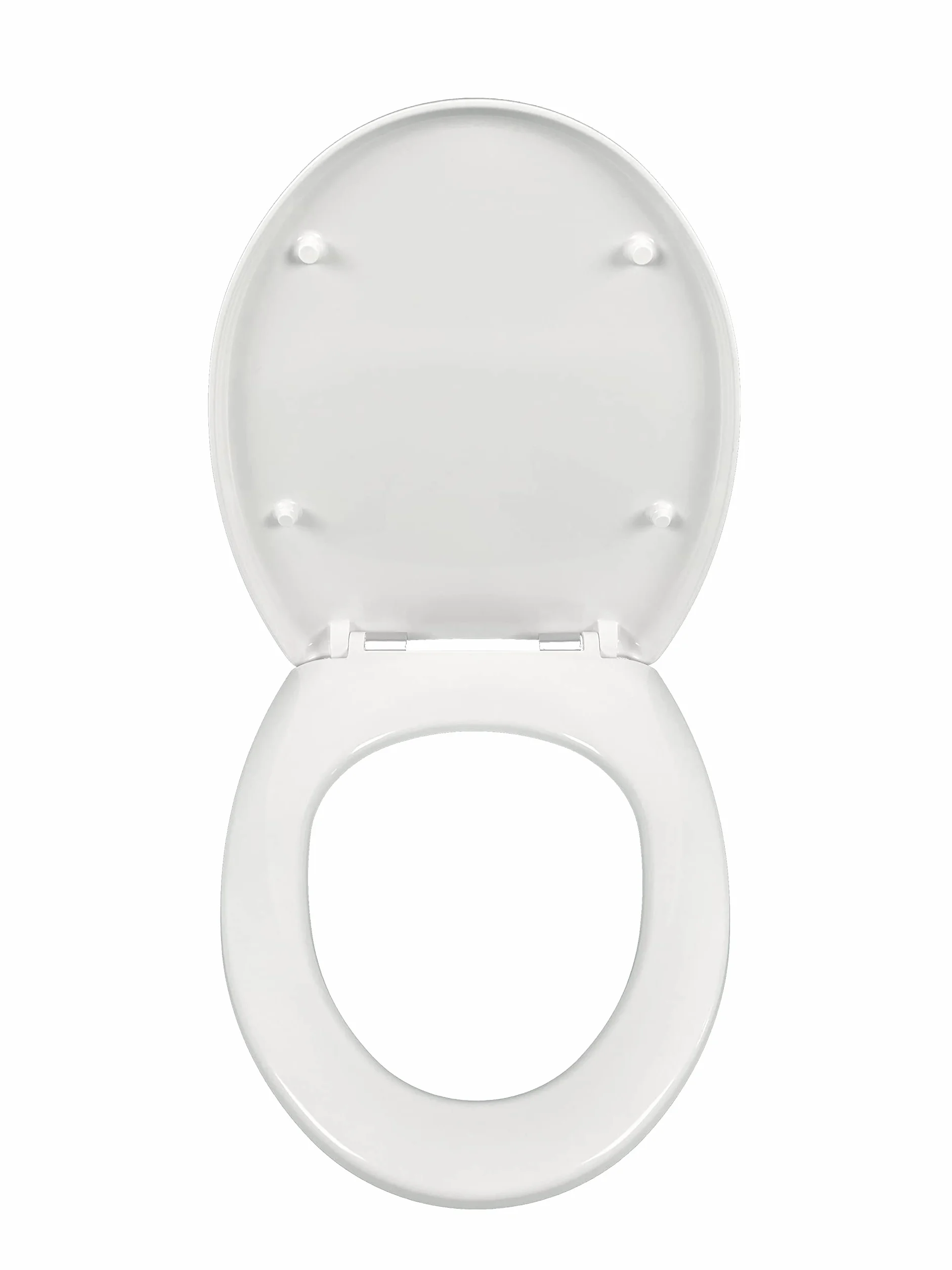 JACOB DELAFON Asiento inodoro OLA/PATIO caída normal Thermodur Bisagras metálicas inoxidables Blanco E4303-00