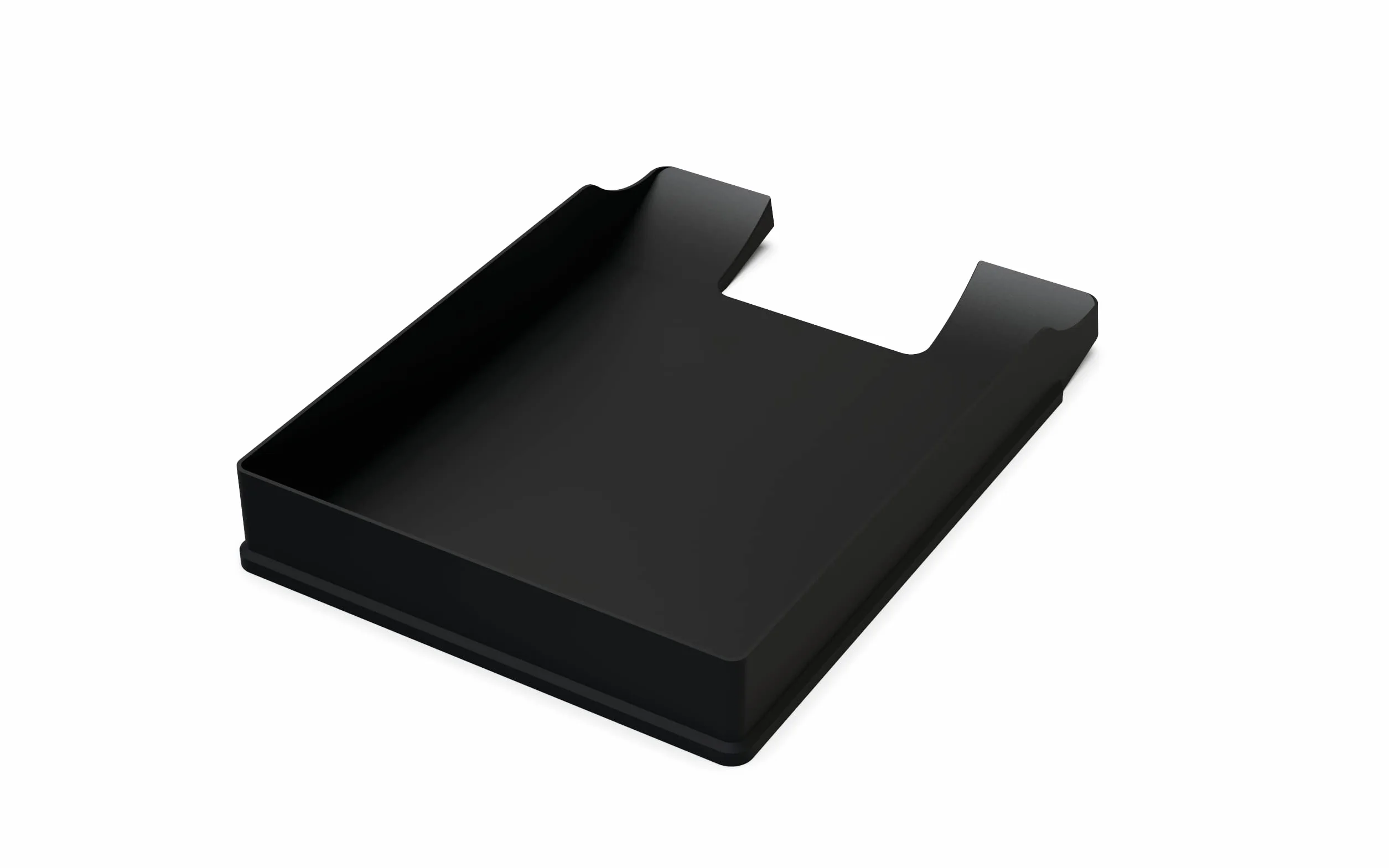 Detectalia Set de 20 Bandejas Portadocumentos A4 Negro Apilable Organizador Escritorio Plástico 35x25x5,2 cm