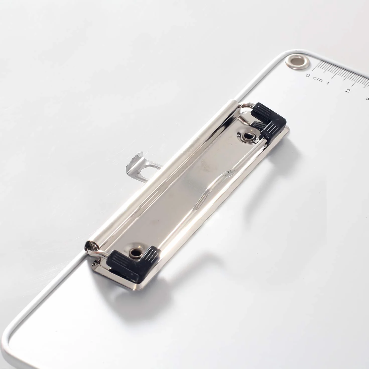 Portapapeles de Aleación de Aluminio A5 con Pinza, Abrazadera de Metal Recubierto de Goma - TKD8053-A5-2x