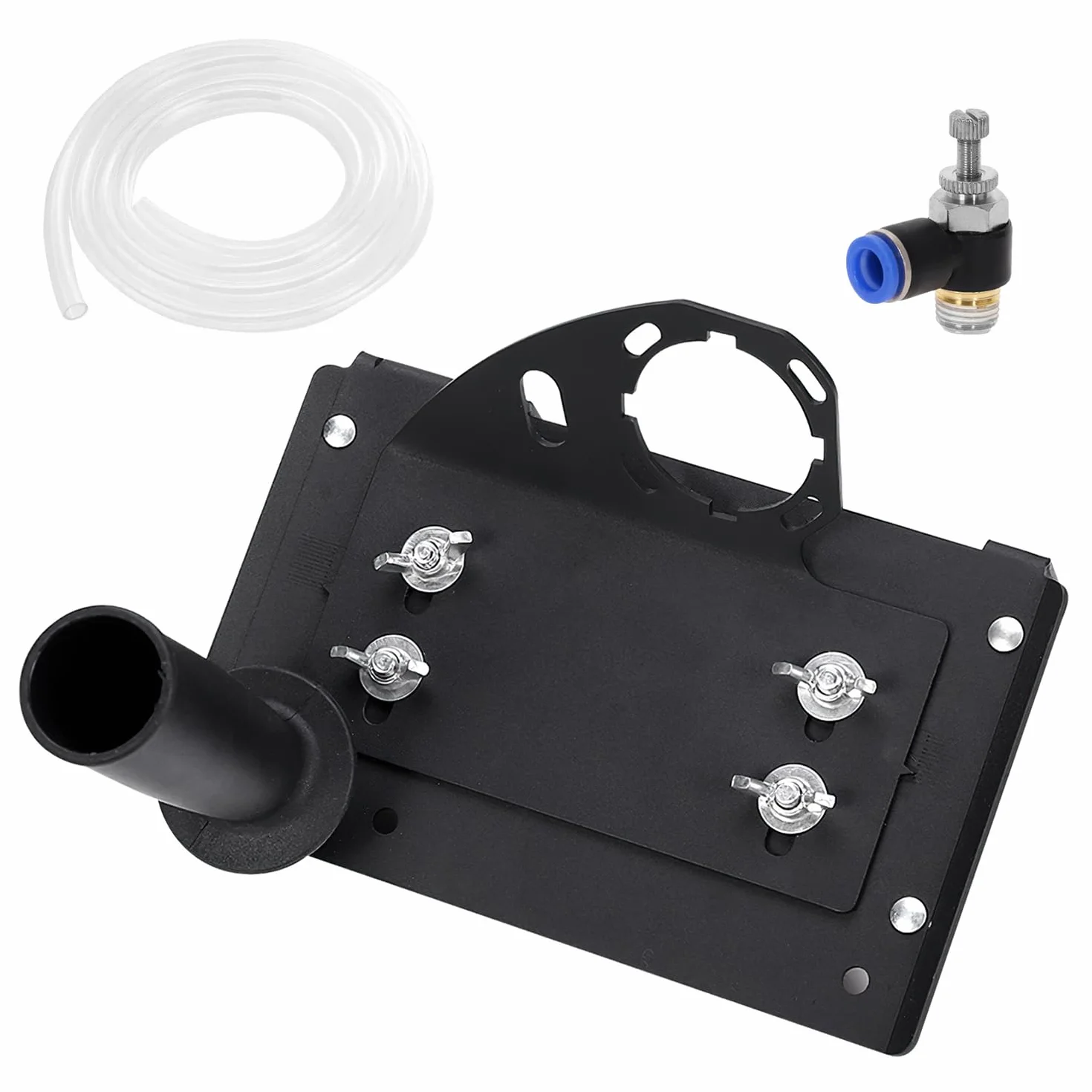 Soporte Amoladora Angular para Corte en Bisel de 45°, Fáciles de Usar, Soporte Amoladora, Corte Rápido, Soporte para Amoladora Angular Ajustable, para Corte Asistido de Piedras Cerámicas (Negro)