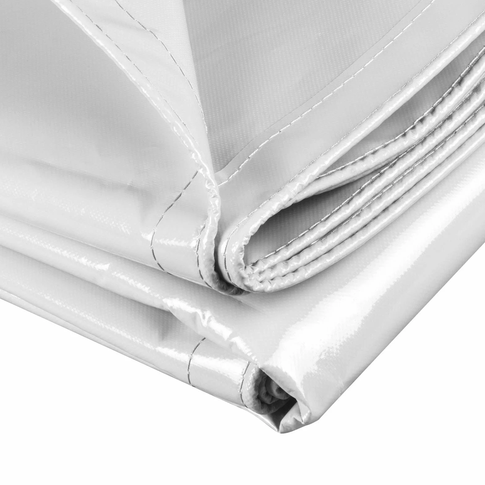 Lona Impermeable Exterior 2x3m,500g/m² PVC Lona de Protección Toldo Reforzado con Ojales, Duradera Resistente Los Rayos UV Desgarros, Multiusos para Terrazas Muebles Jardín Piscina Coche Grisclaro
