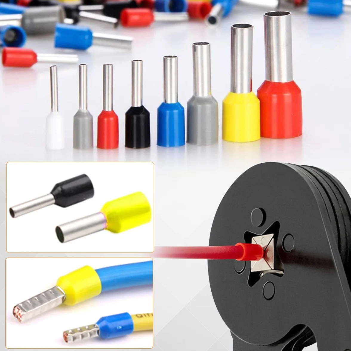 OctBird 2200Pz Terminales Eléctricos Crimp Aislados 0,5-10 mm² Caja Surtido Conectores Automotrices