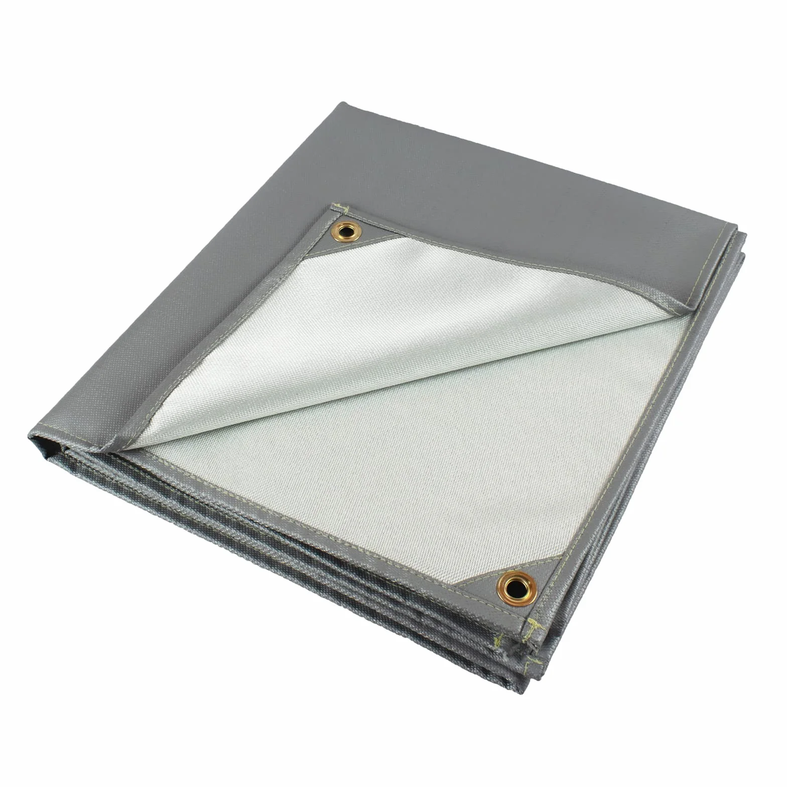 FLASLD Manta de Soldadura Resistente de 122 x 183 cm, Escudo de Soldadura de hasta 2000 °F, Manta térmica aislada para Uso Industrial, Camping, Fumadores y Parrillas
