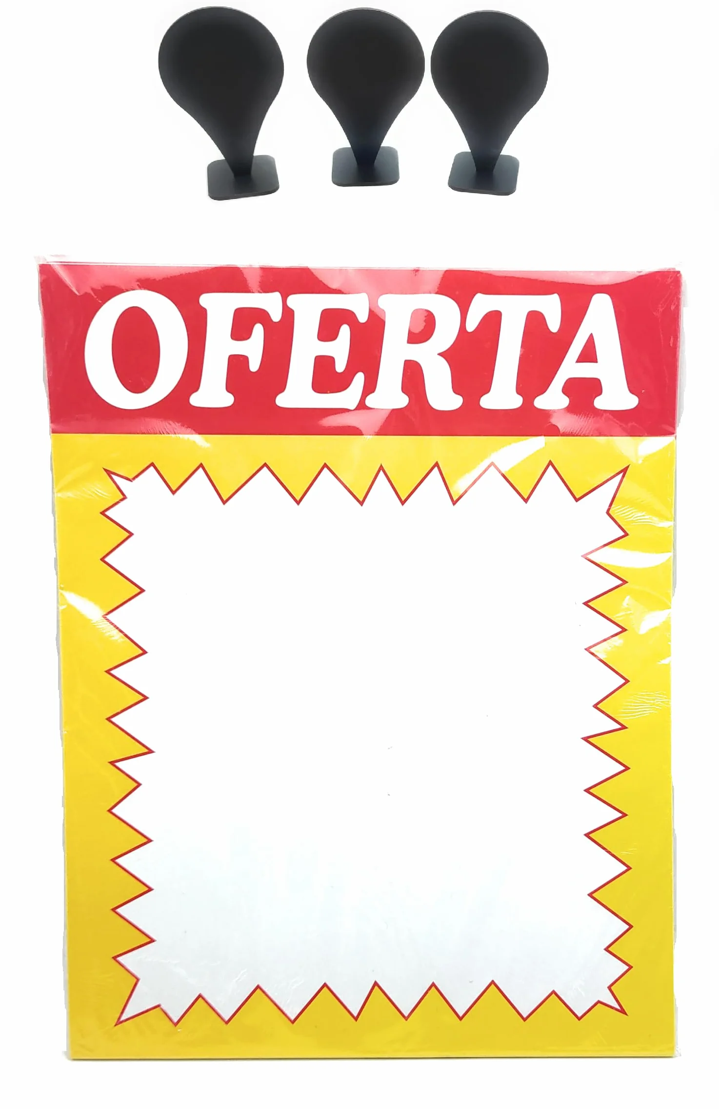50 Carteles de Oferta Grandes y 3 Pizarras de Mesa