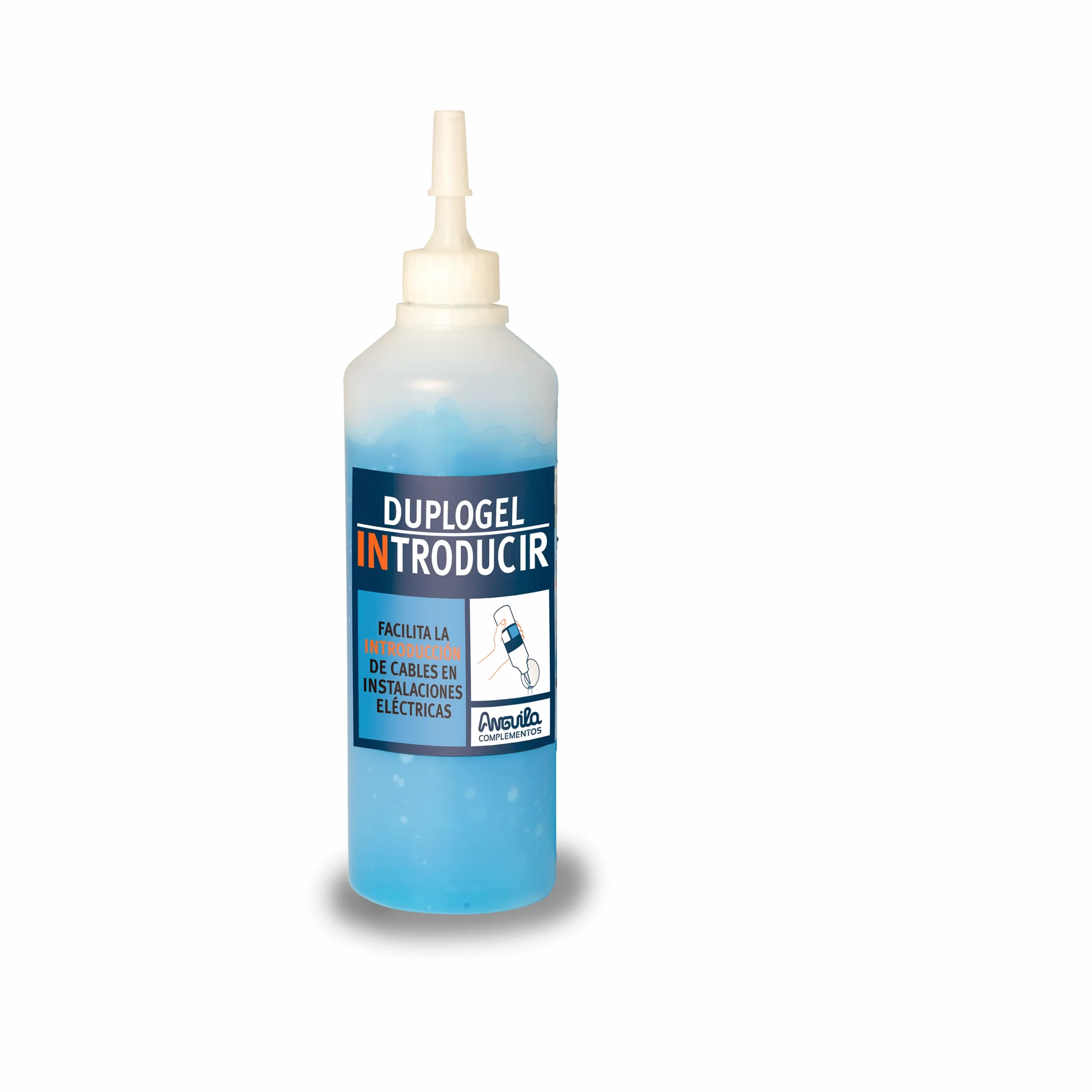 Anguila | Duplogel Introducir | Gel Lubricante | Base de Agua | 500cc | Instalación de Cables