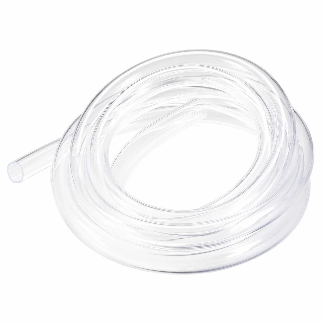 sourcing map PVC Manguera Tubo, 19mm(0.74") ID x 24mm(0.94") OD 3 Metros Transparente Vinilo Tubería, Plástico Flexible Agua Tubo