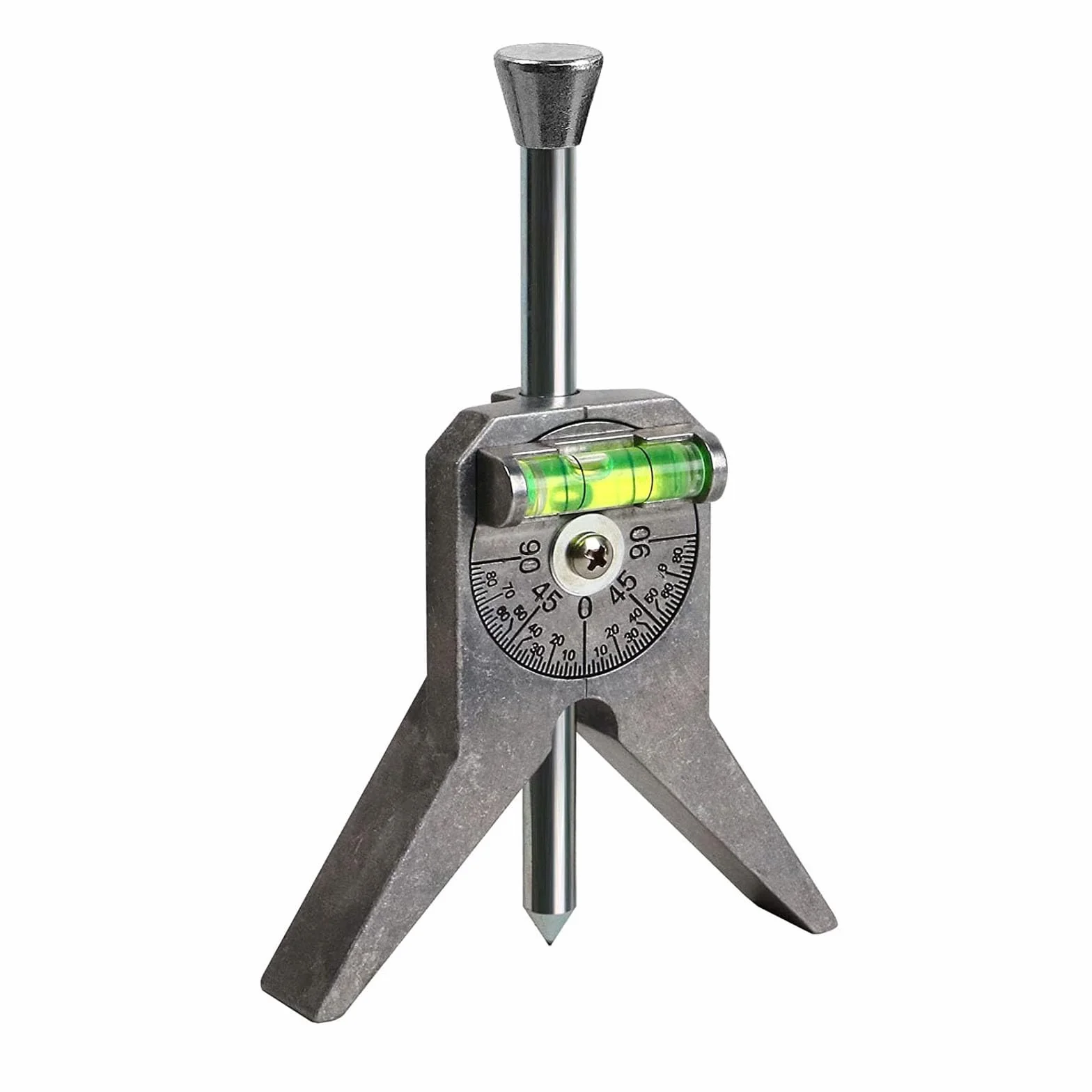 Herramienta de centrado de marcador de tuberías de seguridad para medir tuberías de 1,27 cm en adelante estándar de 10,16 cm, cabeza tipo Y, ajustable, nivel de acero inoxidable