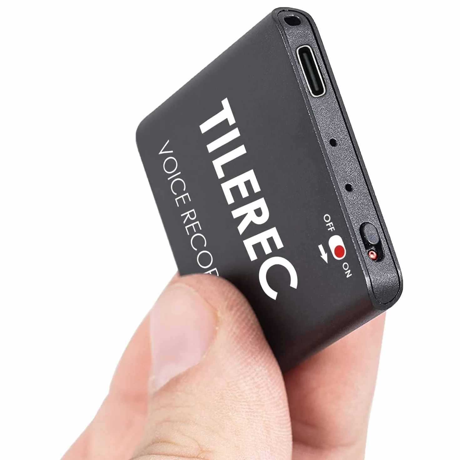 Atto Digital TileRec 64GB Mini Grabadora Activada por Voz, 1140 Horas Capacidad, 24 Horas Batería