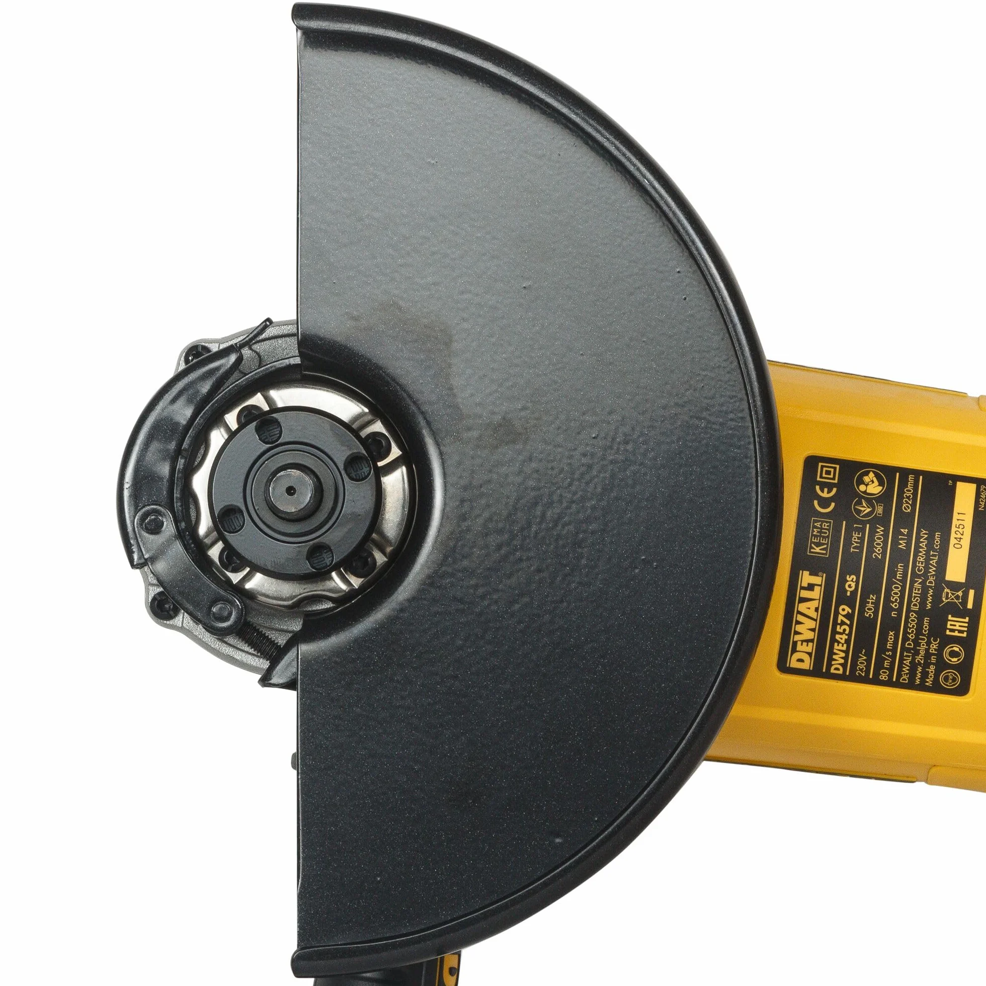 DeWalt DWE4579-QS Amoladora, 2600 W, 230 V, Negro y Amarillo