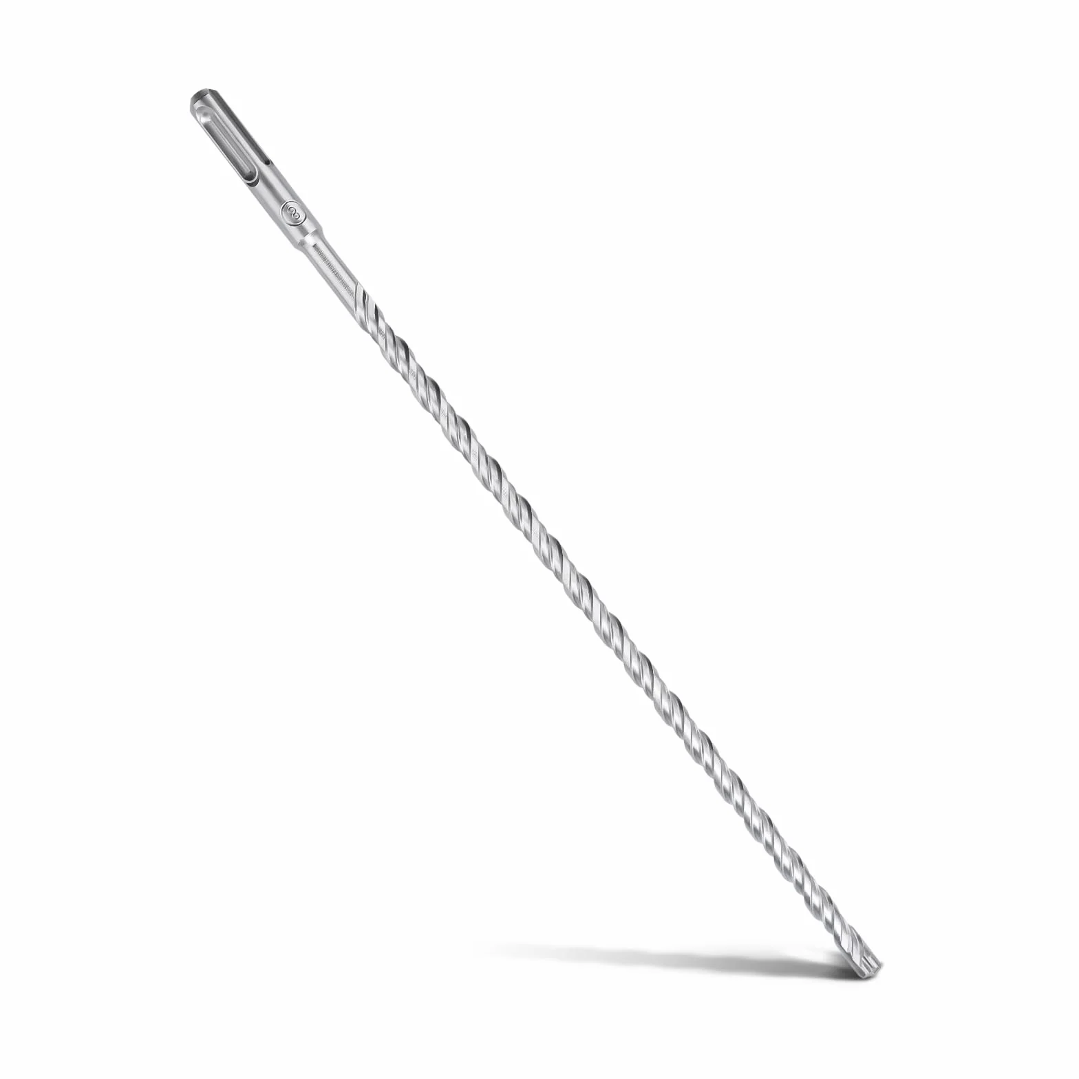 SDS Plus Punta para taladro para hormigón, 10 x 310 mm, con 4 puntas de metal duro y doble rosca, para hormigón, piedra, piedra natural