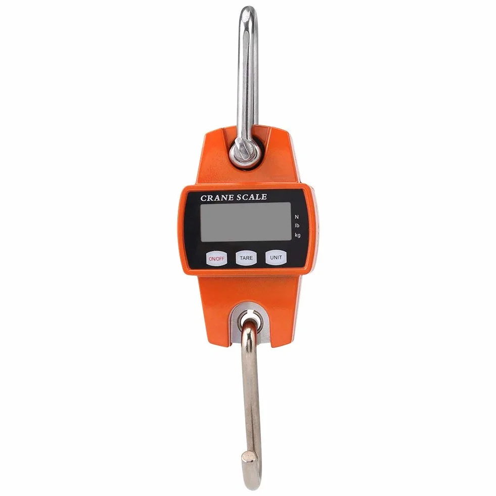 Mini Balanza Digital Digital LCD Portátil para Colgar 300 kg con Gancho