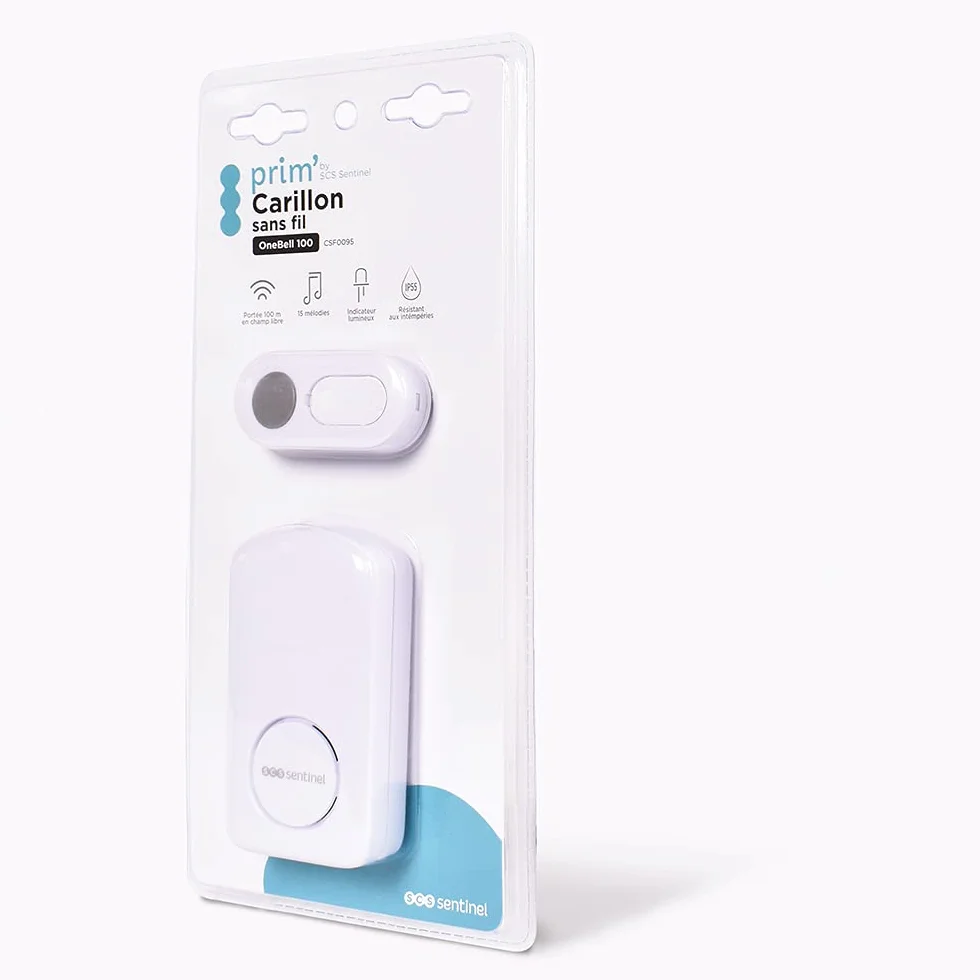 SCS Sentinel Timbre inalámbrico Onebell 100 para exteriores