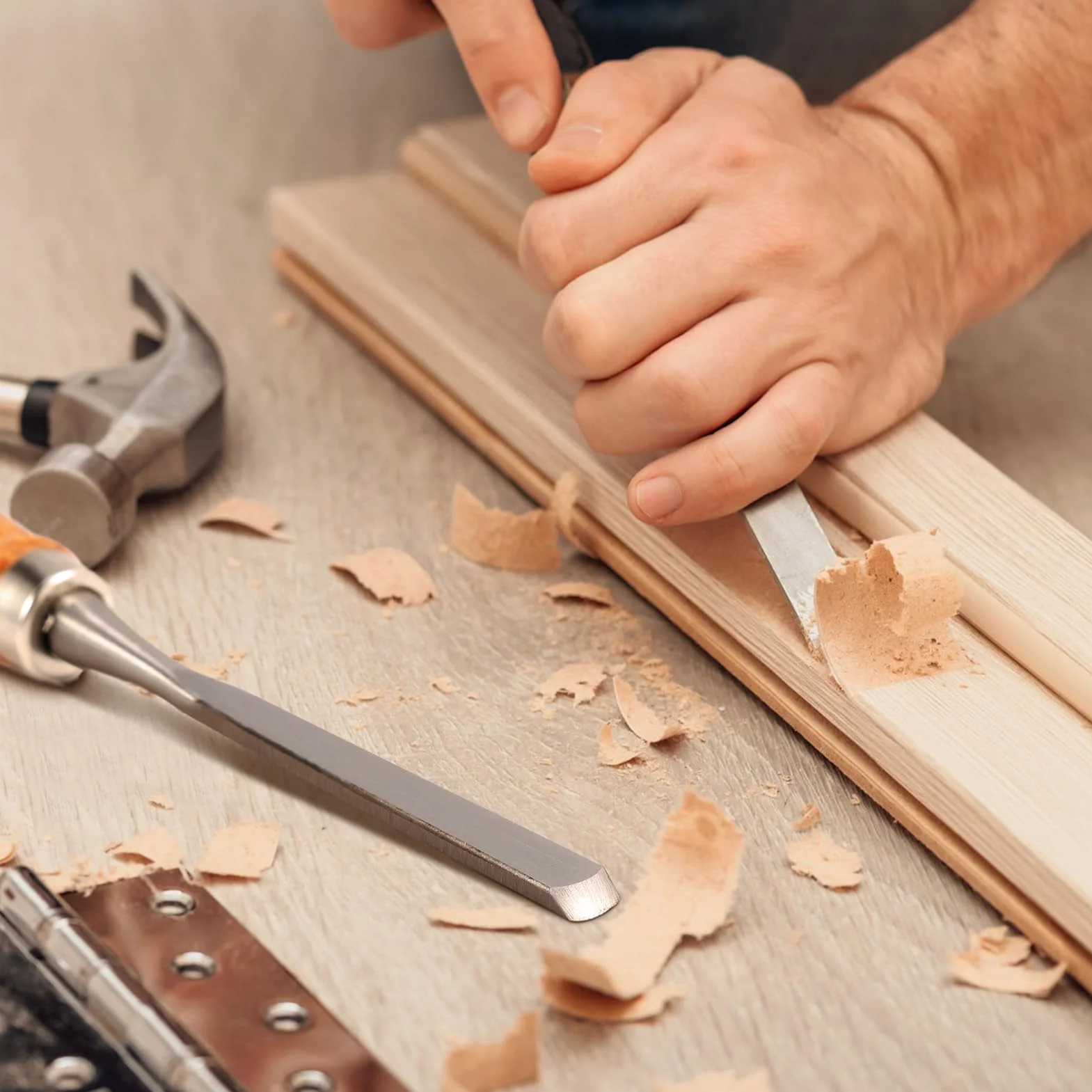 Juego de Cinceles para Madera, 12 Piezas, Cuchillo para Tallar Madera Profesional