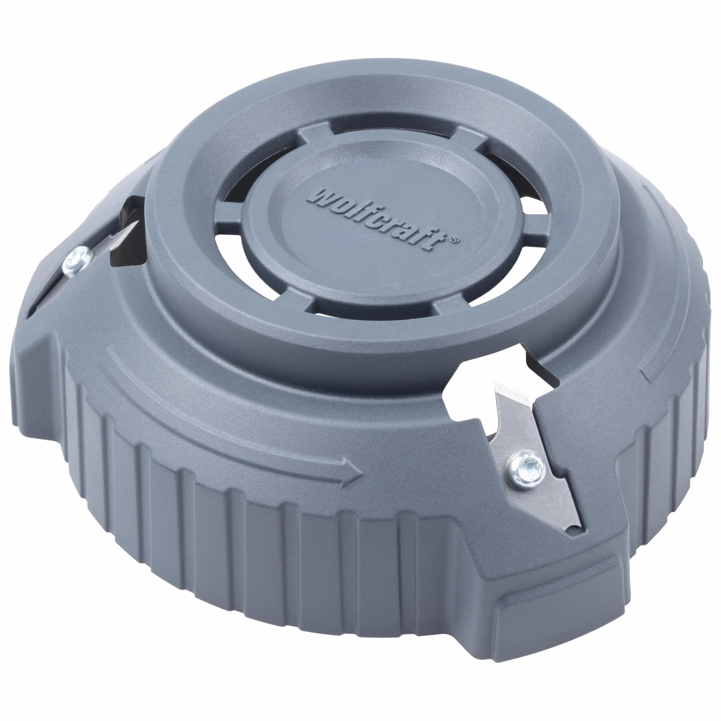 wolfcraft Avellanador de canto para placa de yeso, Ø 68 mm I 5892000 I Para la instalación a ras de cajas de enchufe para placa de yeso I Acabado perfecto sin rebordes en cada agujero