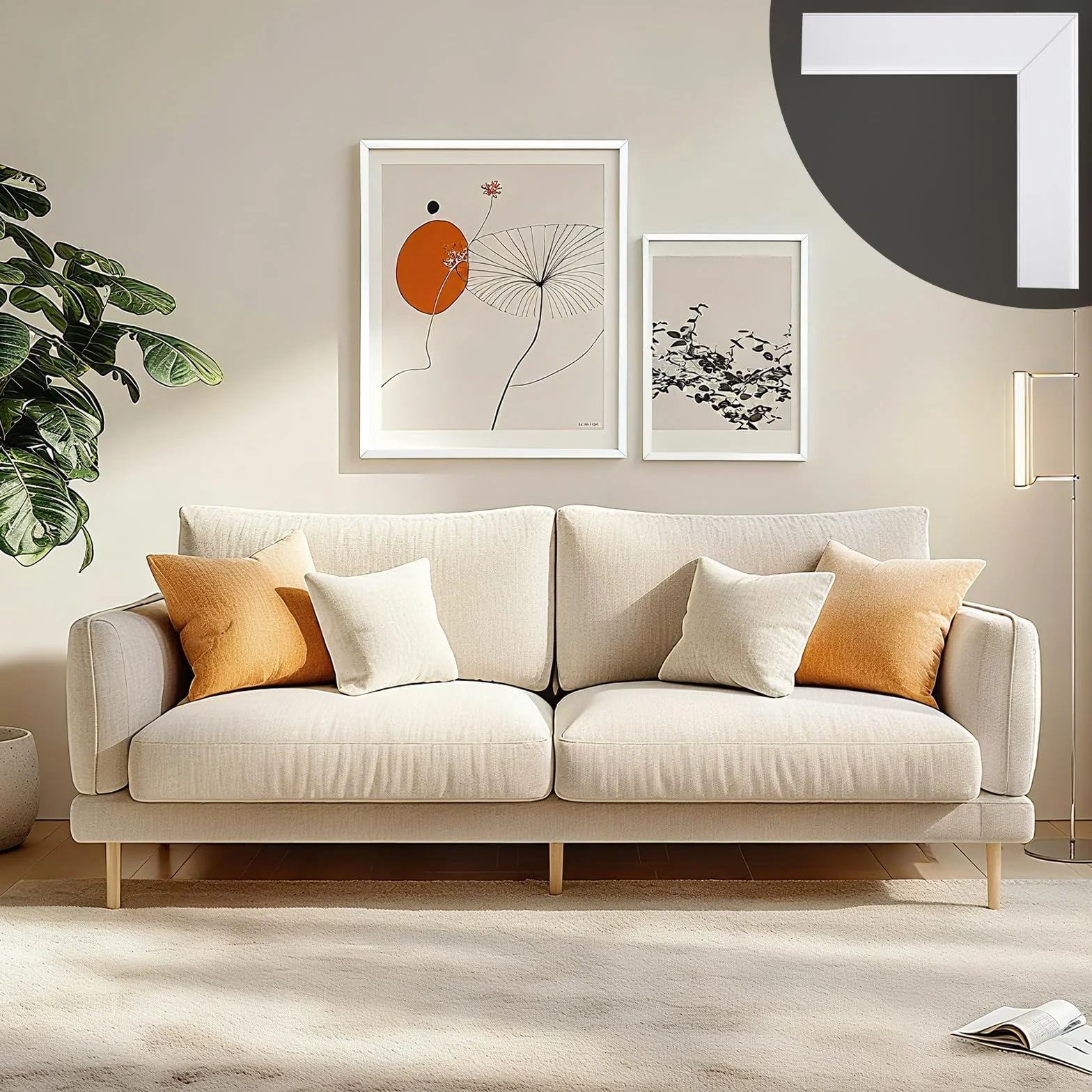 15 M x 2 cm Moldura Decorativa Adhesiva, Blanco Molduras de pared Autoadhesivas, Bordura Decorativa para Paredes, Puertas y Ventanas, Marcos de Espejos, Techos y Baldosas – Estético y Duradero