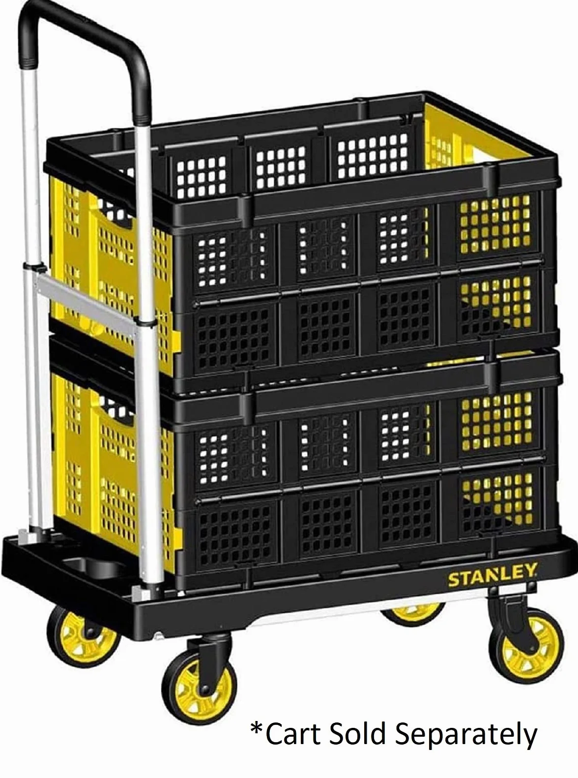 Stanley SXWTD-FT505 25 kg Folding Basket - Yellow