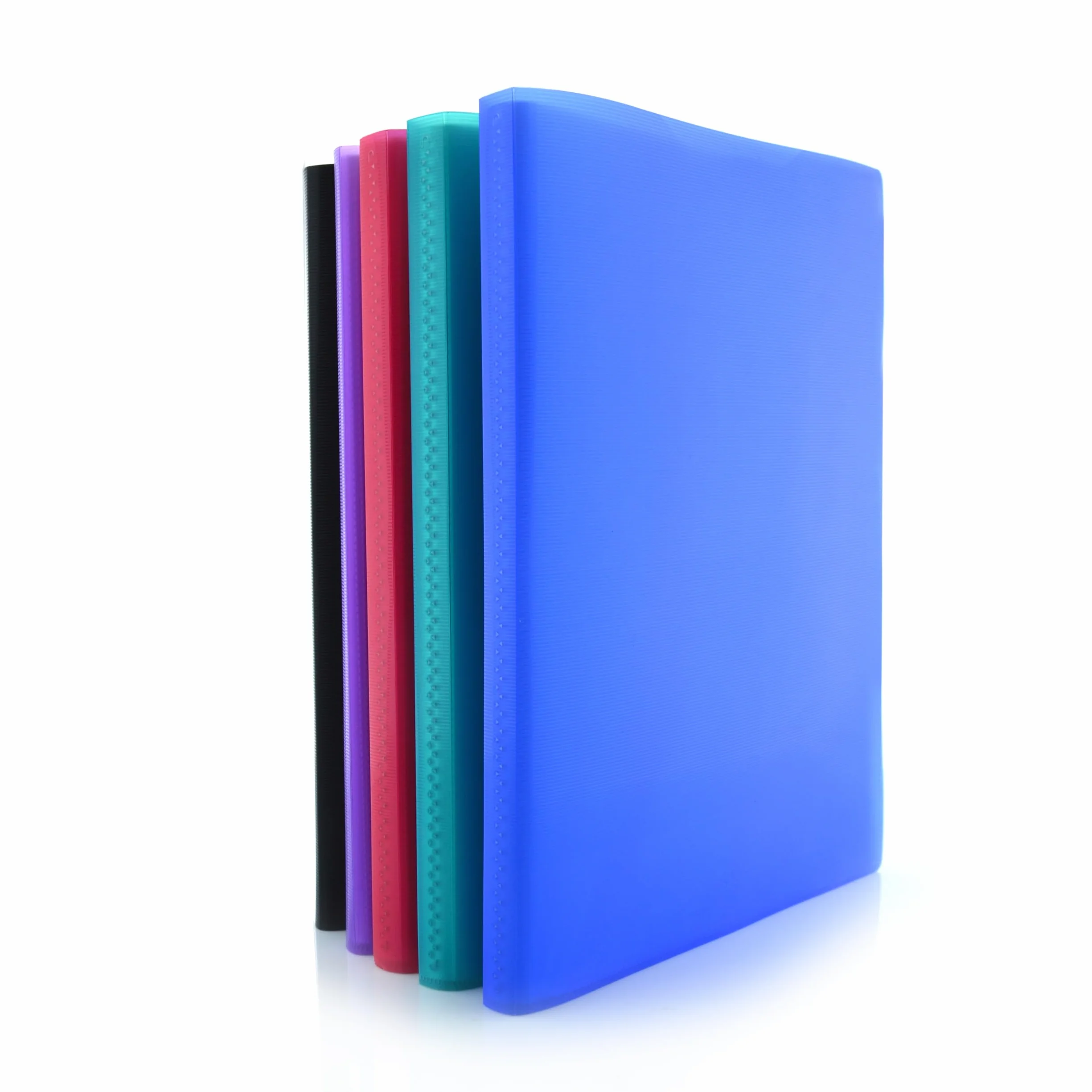 Office Box Carpeta de Fundas Active A3 Vertical 40 Fundas Ultra Cristal Reciclable Negro