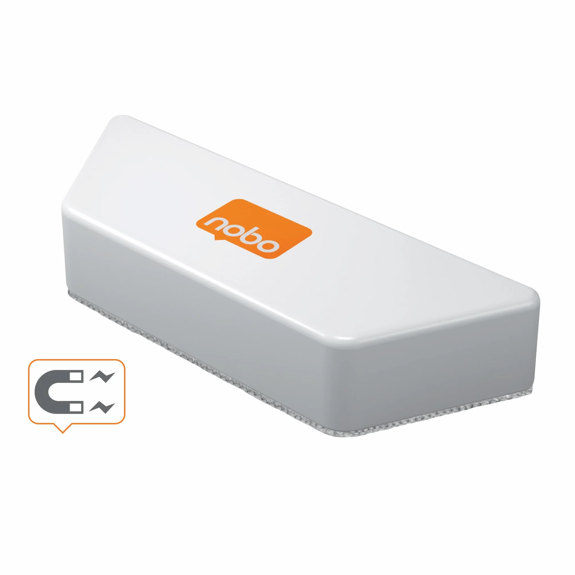 Nobo Borrador Magnético de Microfibra para Pizarra Blanca con Recambio Lavable