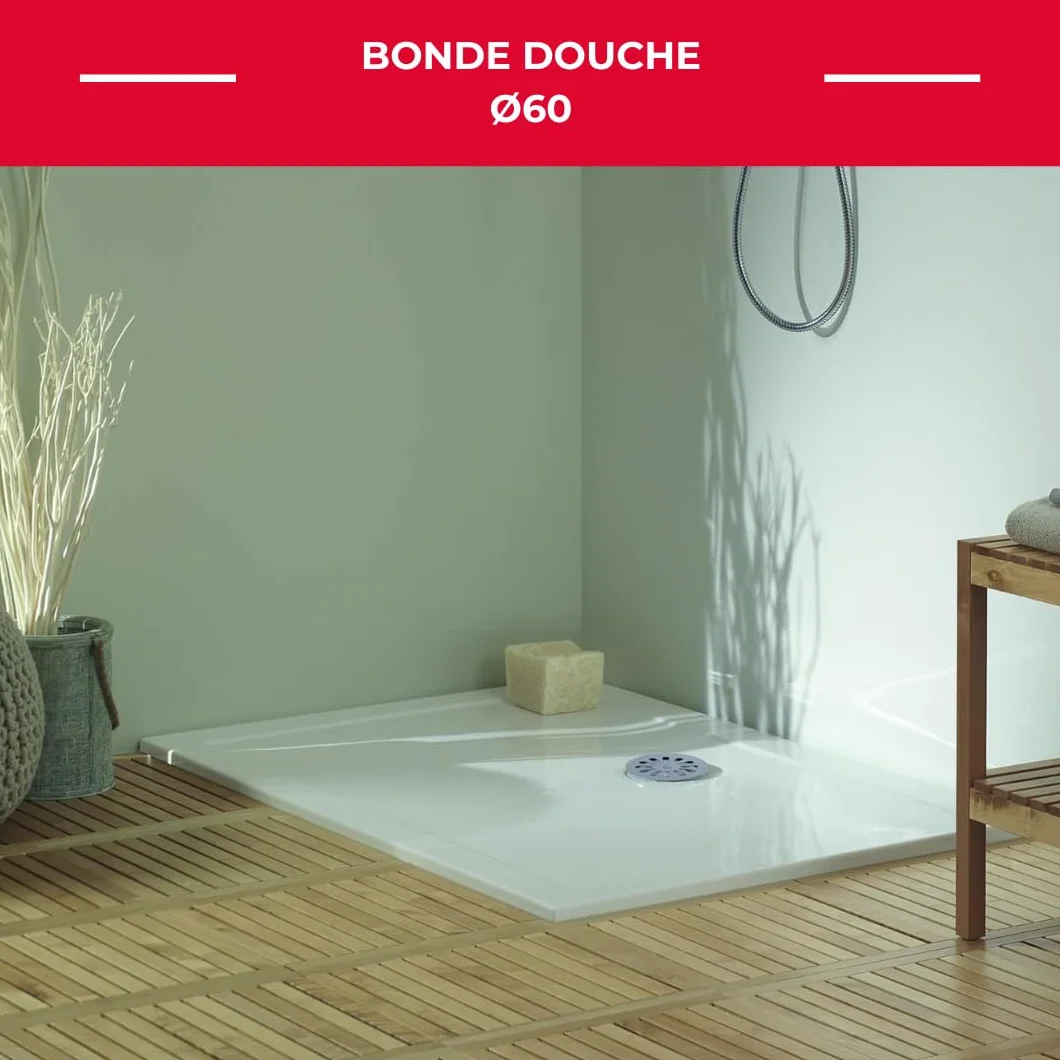 Wirquin sp411 C Desagüe de ducha salida vertical roscado diámetro 60